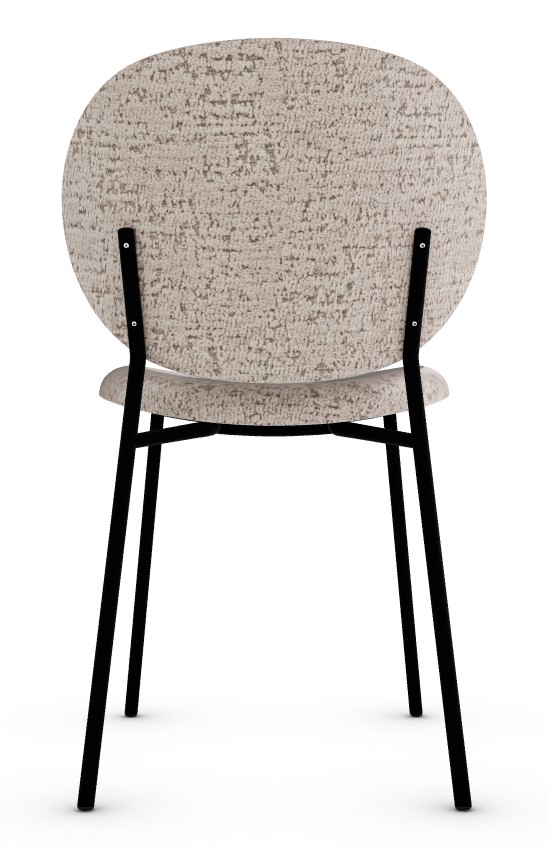 Ines Aspen Fabric/Metal Dining Chair