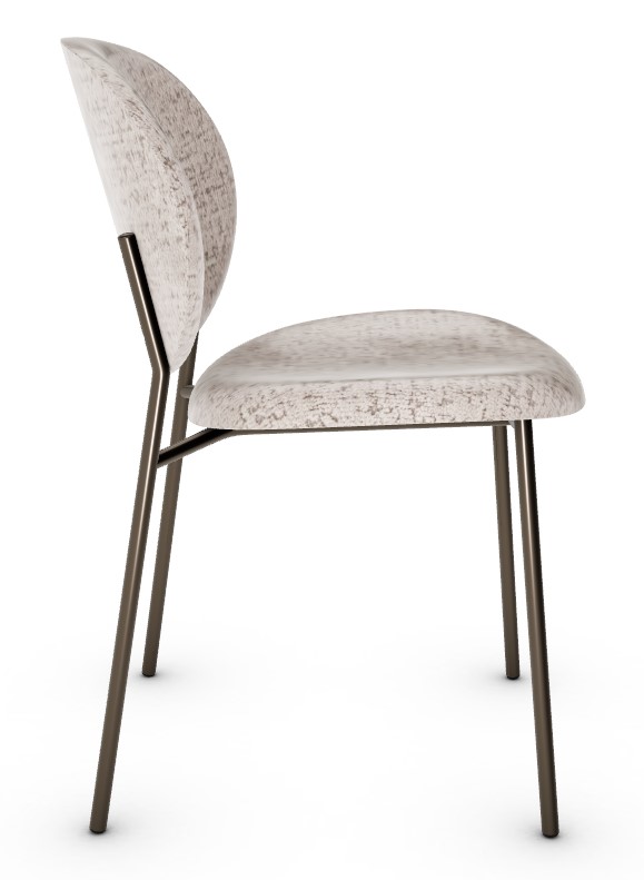 Ines Upholstery/Metal Dining Chair