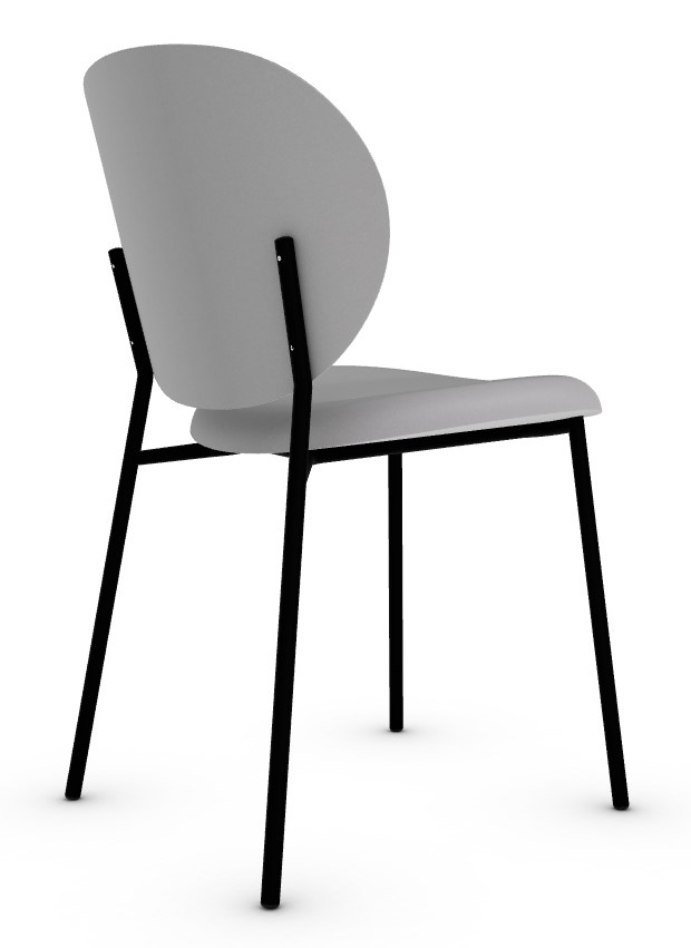 Ines Upholstery/Metal Dining Chair