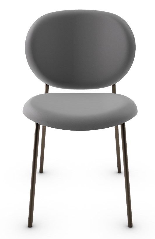 Ines Venice Fabric/Metal Dining Chair