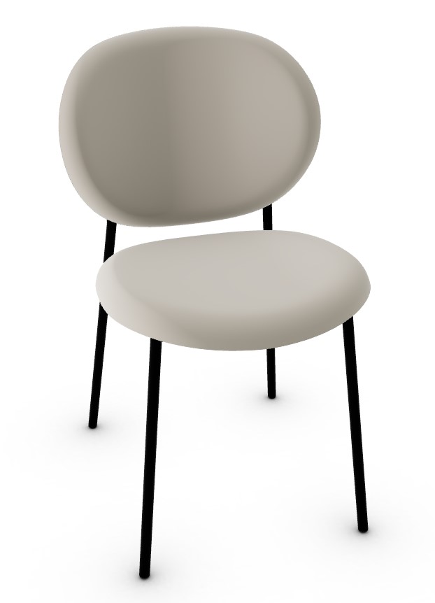 Ines Upholstery/Metal Dining Chair