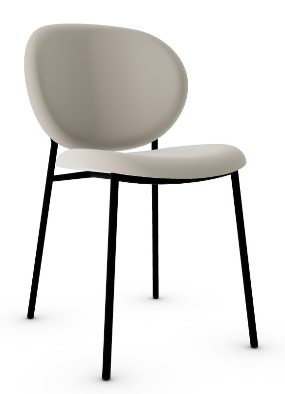 Ines Upholstery/Metal Dining Chair