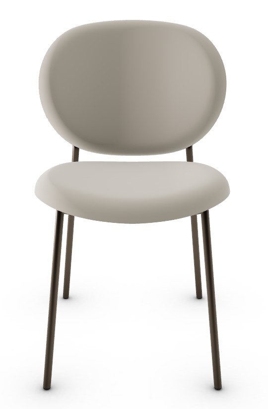Ines Venice Fabric/Metal Dining Chair