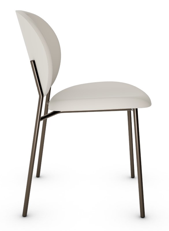 Ines Upholstery/Metal Dining Chair