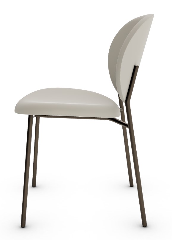 Ines Upholstery/Metal Dining Chair