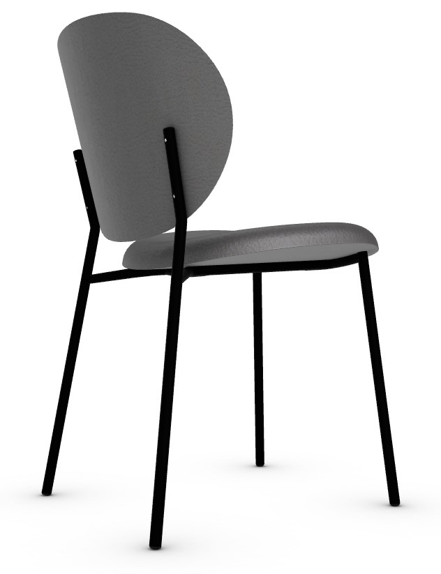 Ines Upholstery/Metal Dining Chair