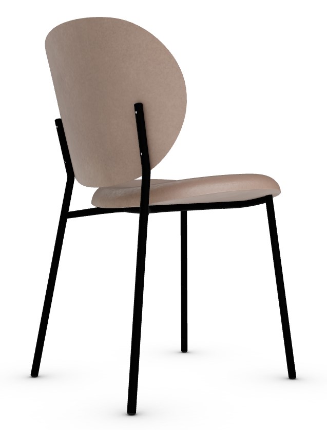 Ines Upholstery/Metal Dining Chair