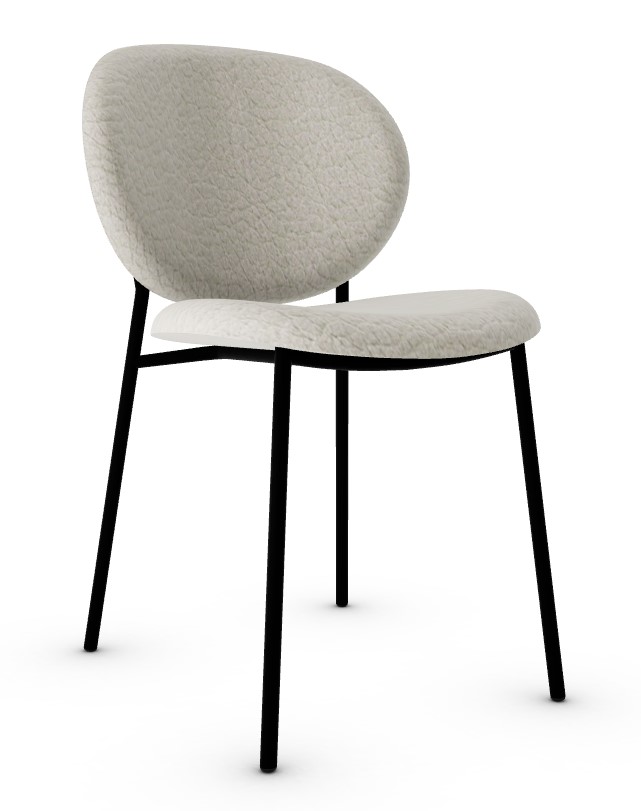 Ines Vintage Leatherette/Metal Dining Chair