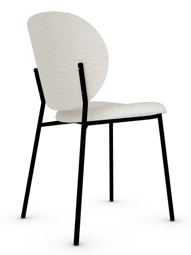 Ines Vintage Leatherette/Metal Dining Chair