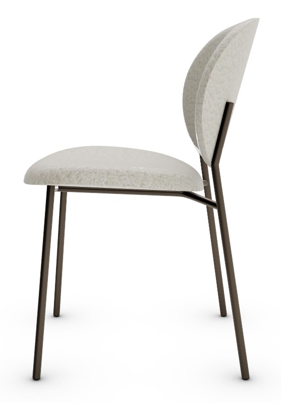 Ines Upholstery/Metal Dining Chair