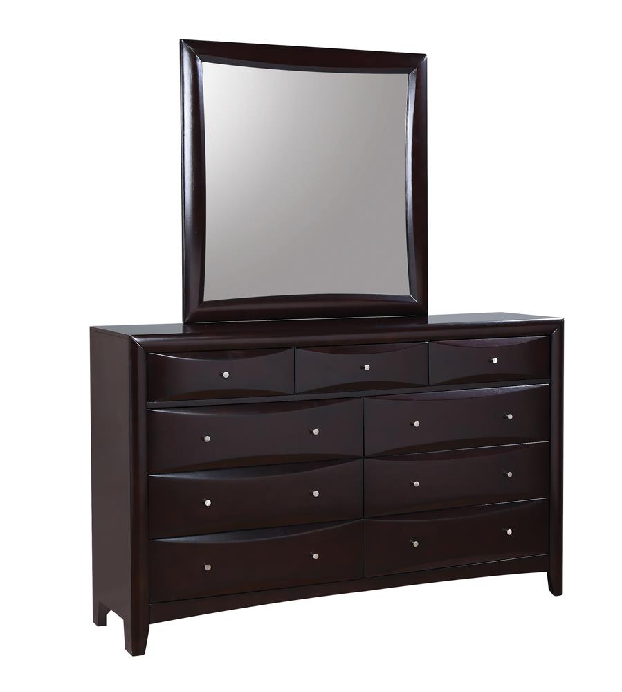 Phoenix Wood Dresser w/9 Drawers