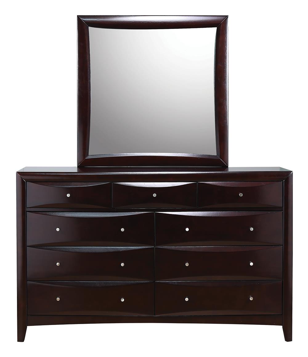 Phoenix Wood Dresser w/9 Drawers