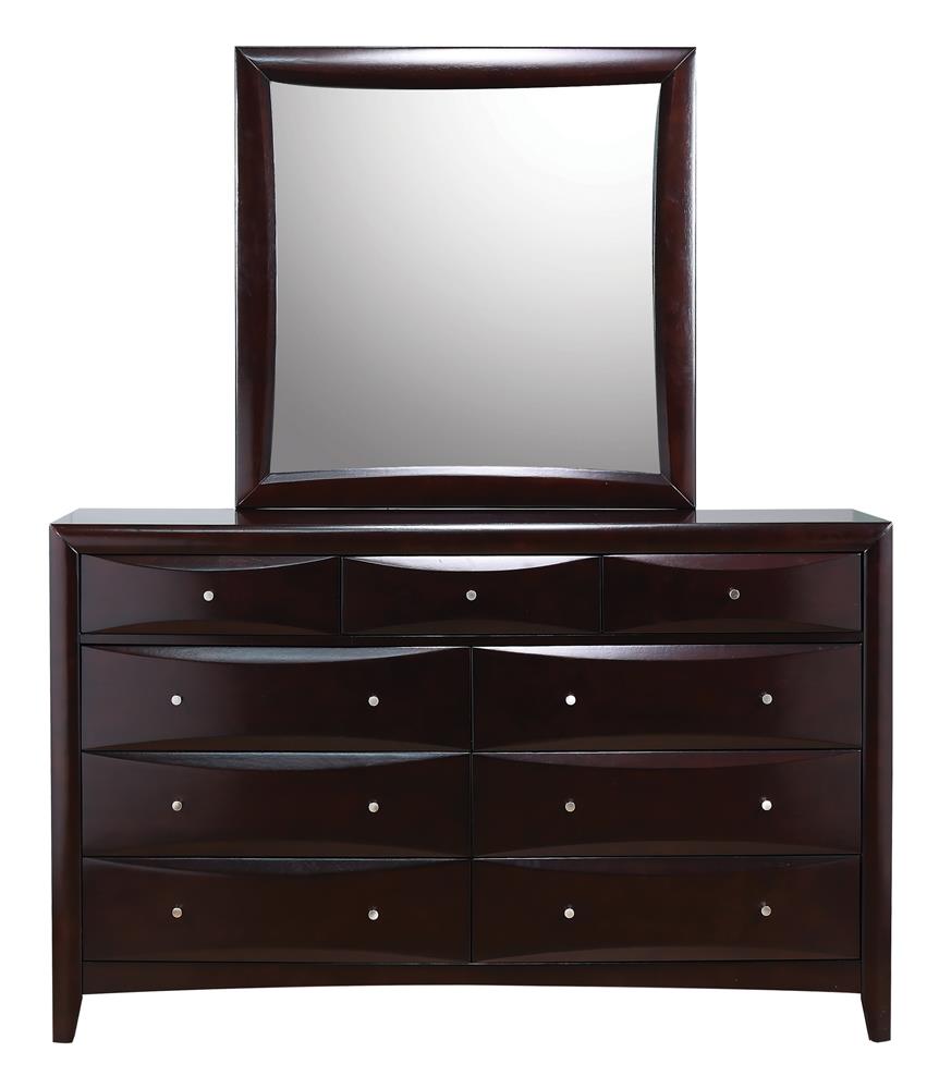 Phoenix Wood Dresser w/9 Drawers