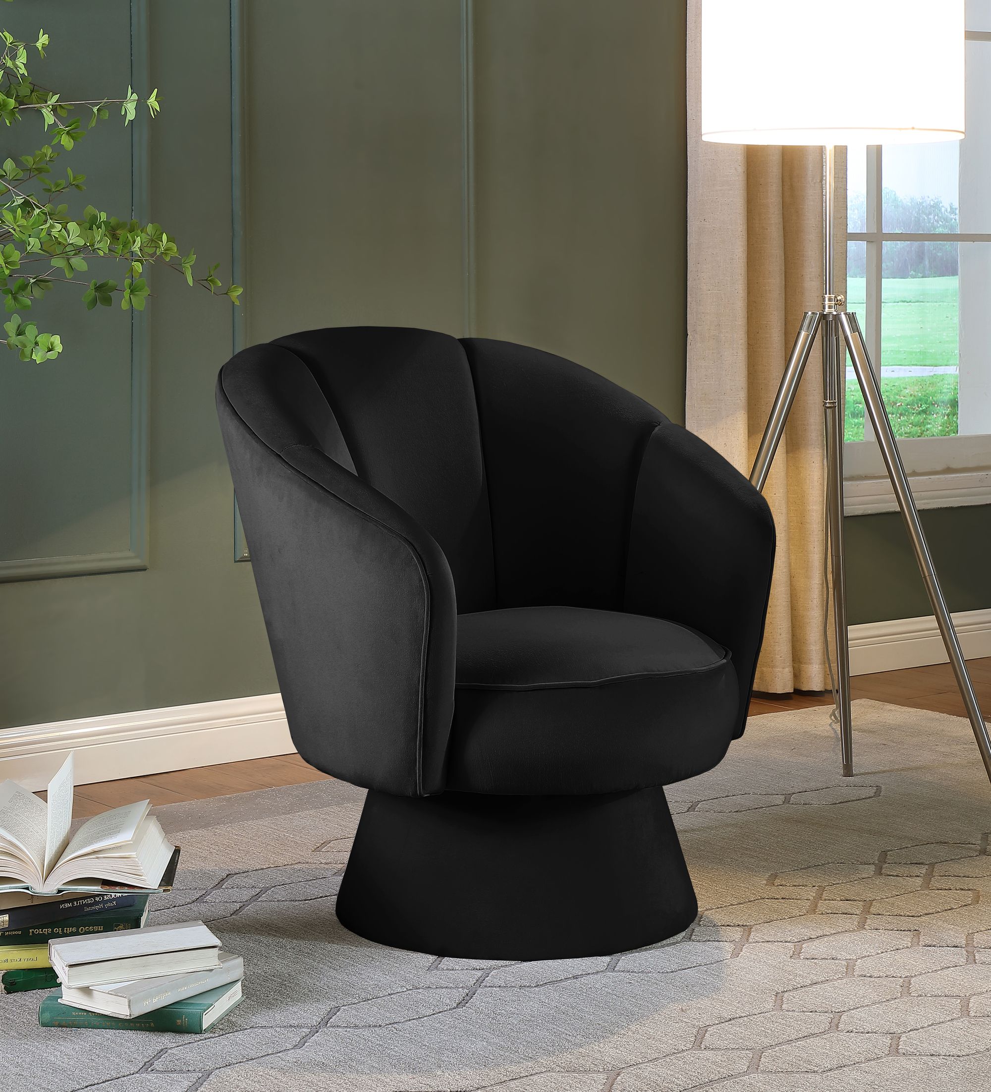 Swanson Velvet Accent Chair