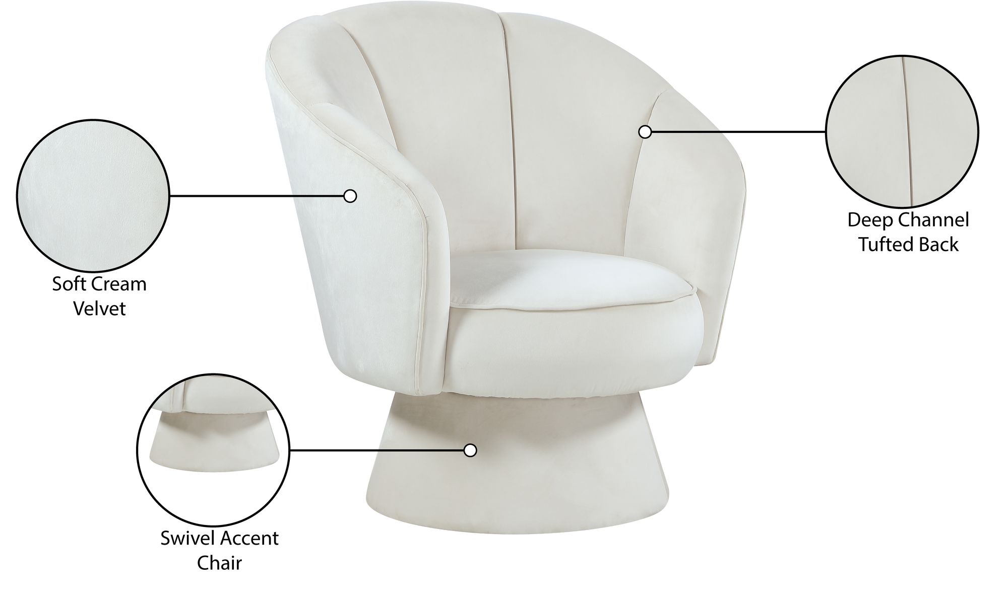 Swanson Velvet Accent Chair