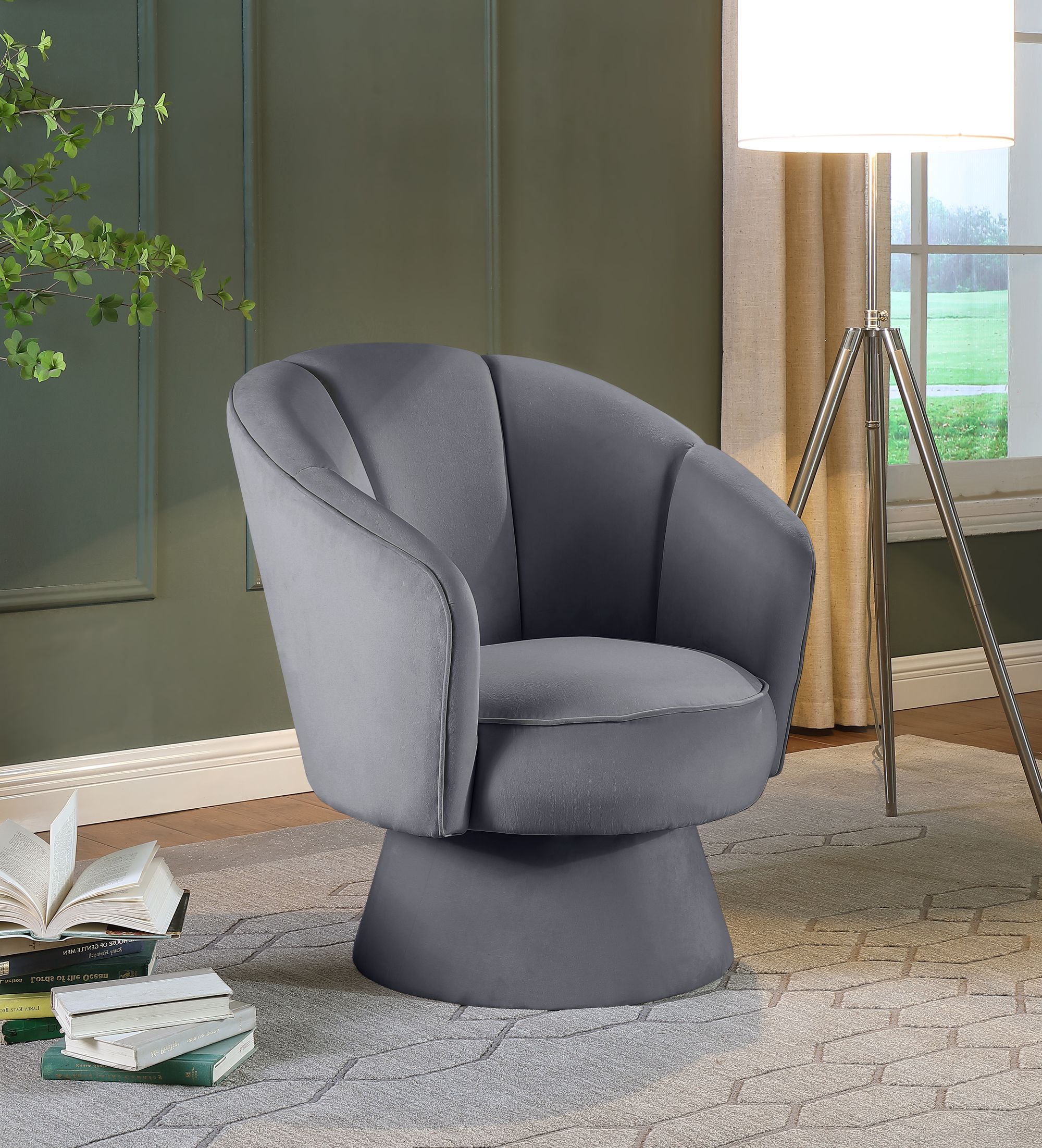 Swanson Velvet Accent Chair