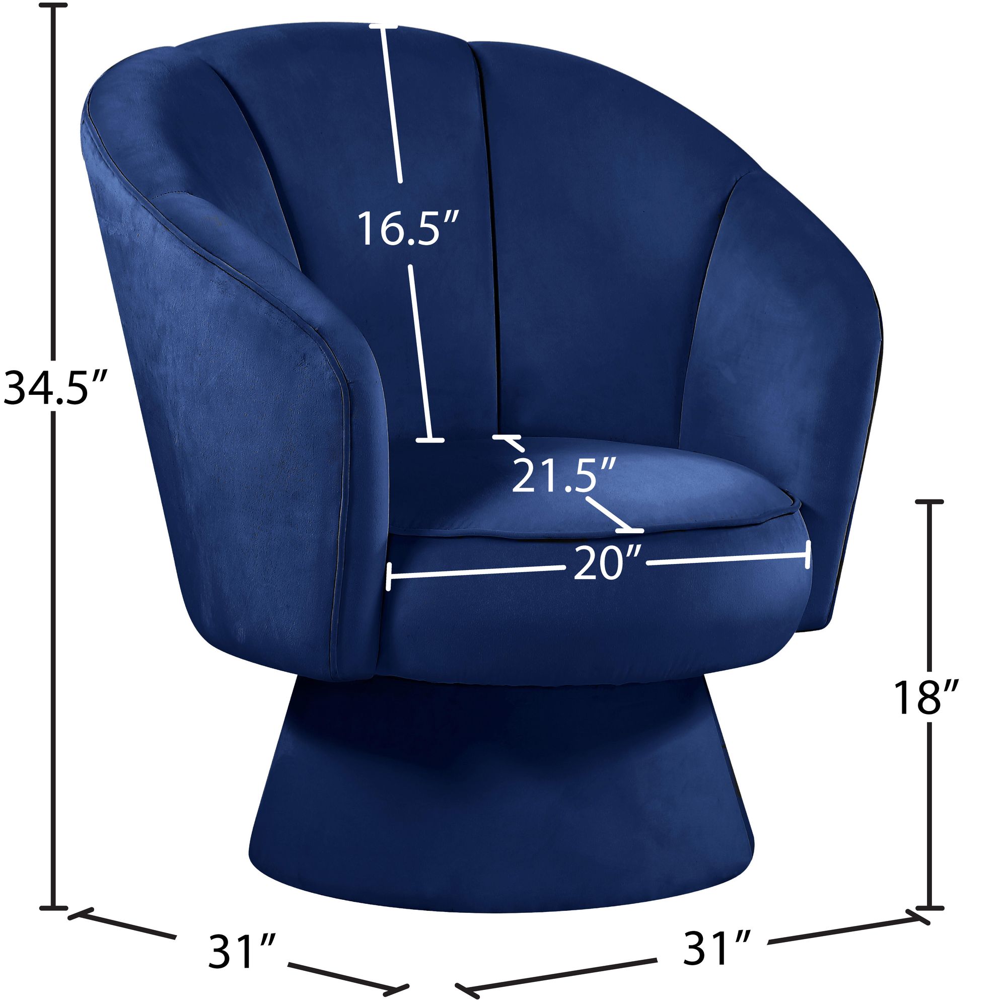 Swanson Velvet Accent Chair