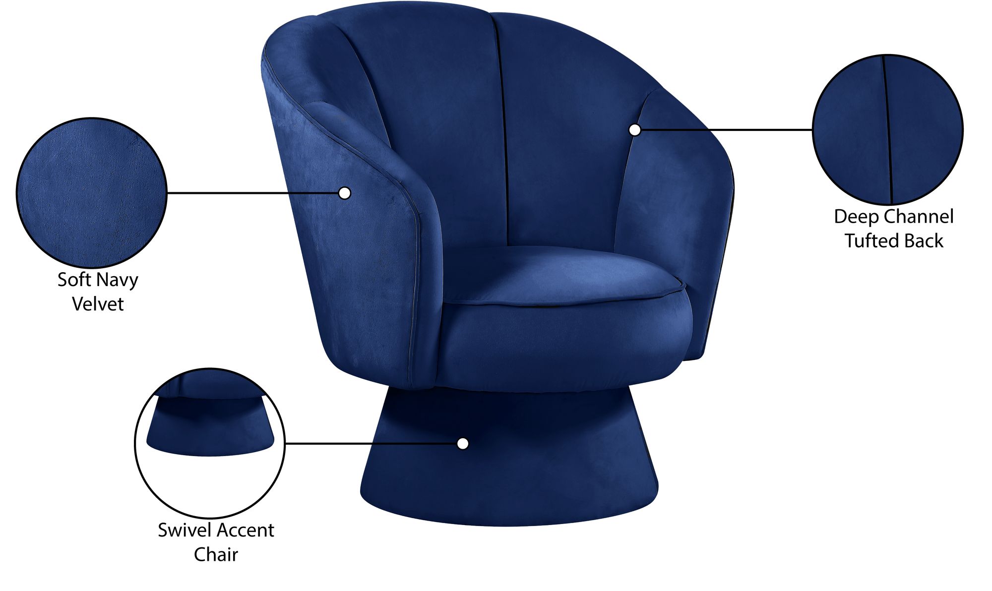 Swanson Velvet Accent Chair