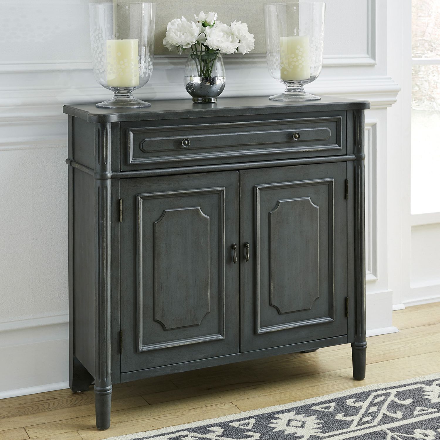 Madison Park Wood Accent Cabinet w/Drawer & 2 Doors