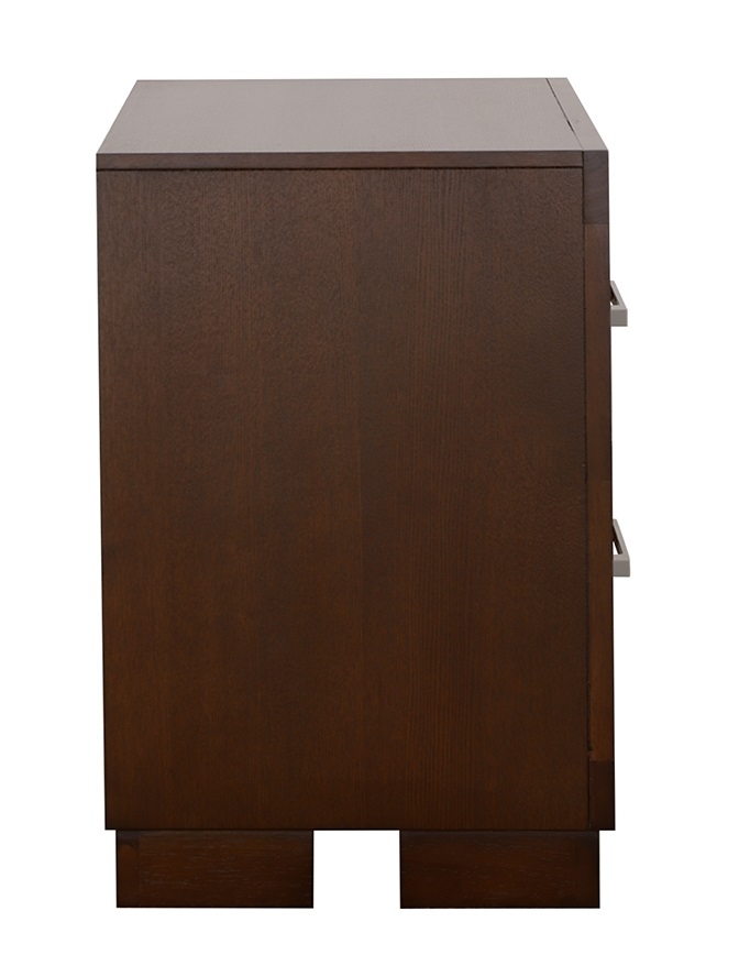 Jessica Wood Nightstand w/2 Drawers