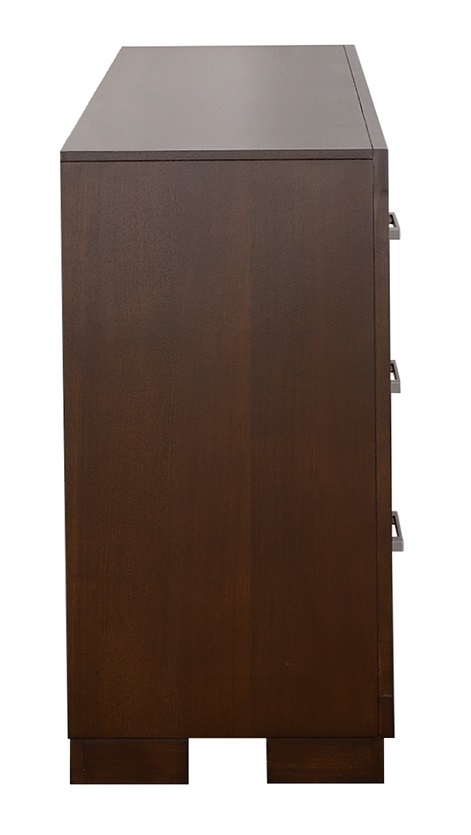 Jessica Wood Double Dresser w/6 Drawers