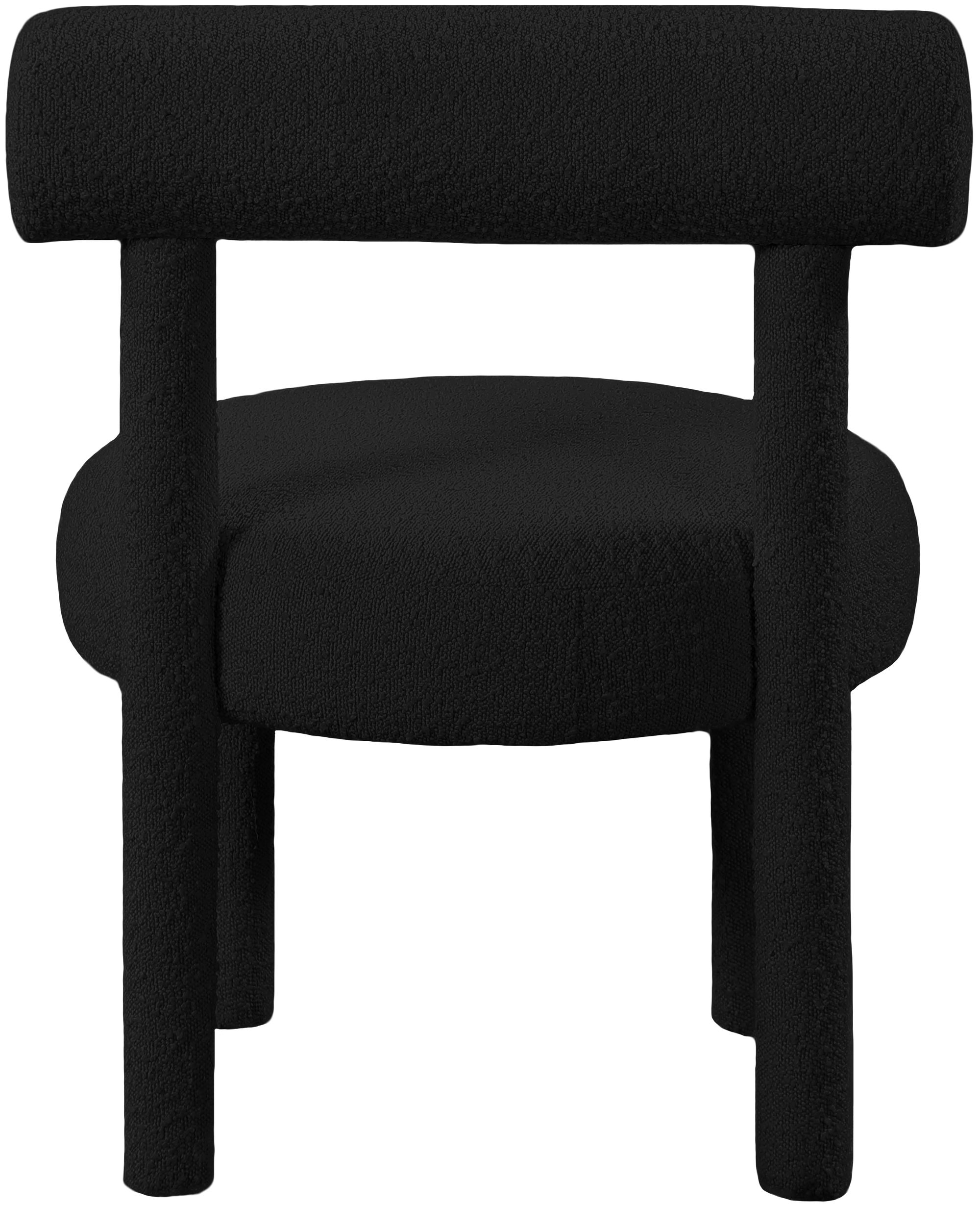 Parlor Boucle Fabric Accent Chair