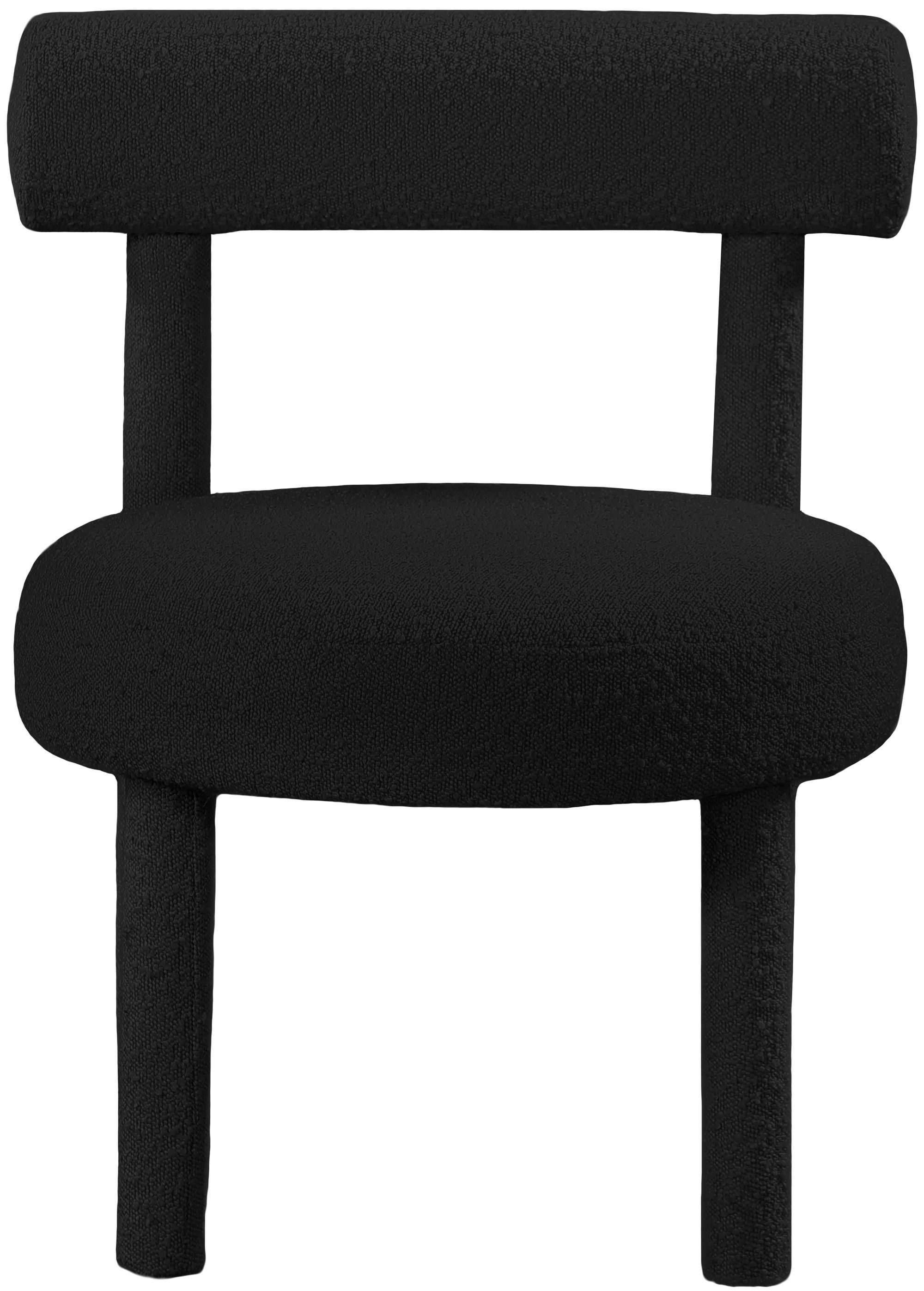 Parlor Boucle Fabric Accent Chair