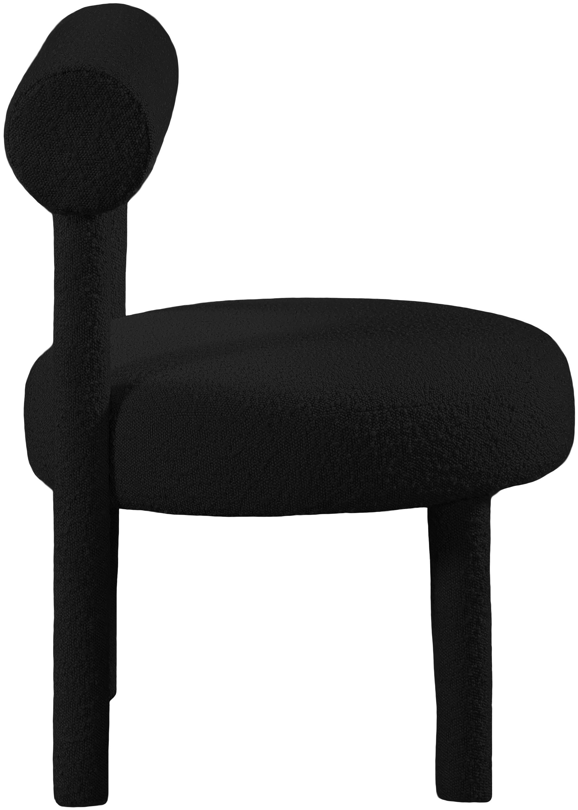 Parlor Boucle Fabric Accent Chair