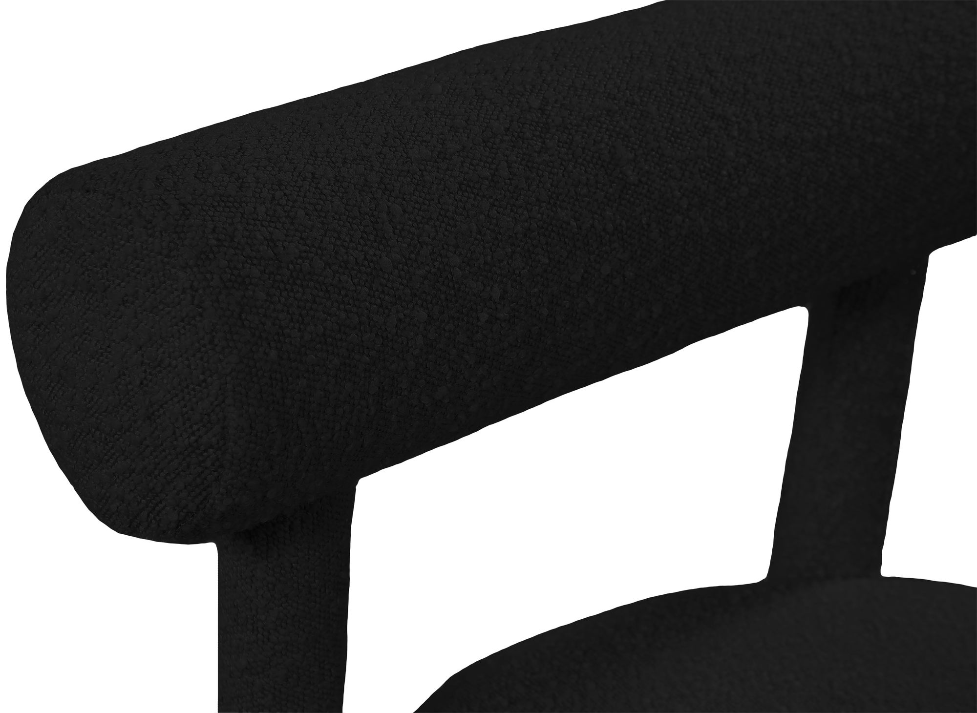 Parlor Boucle Fabric Accent Chair