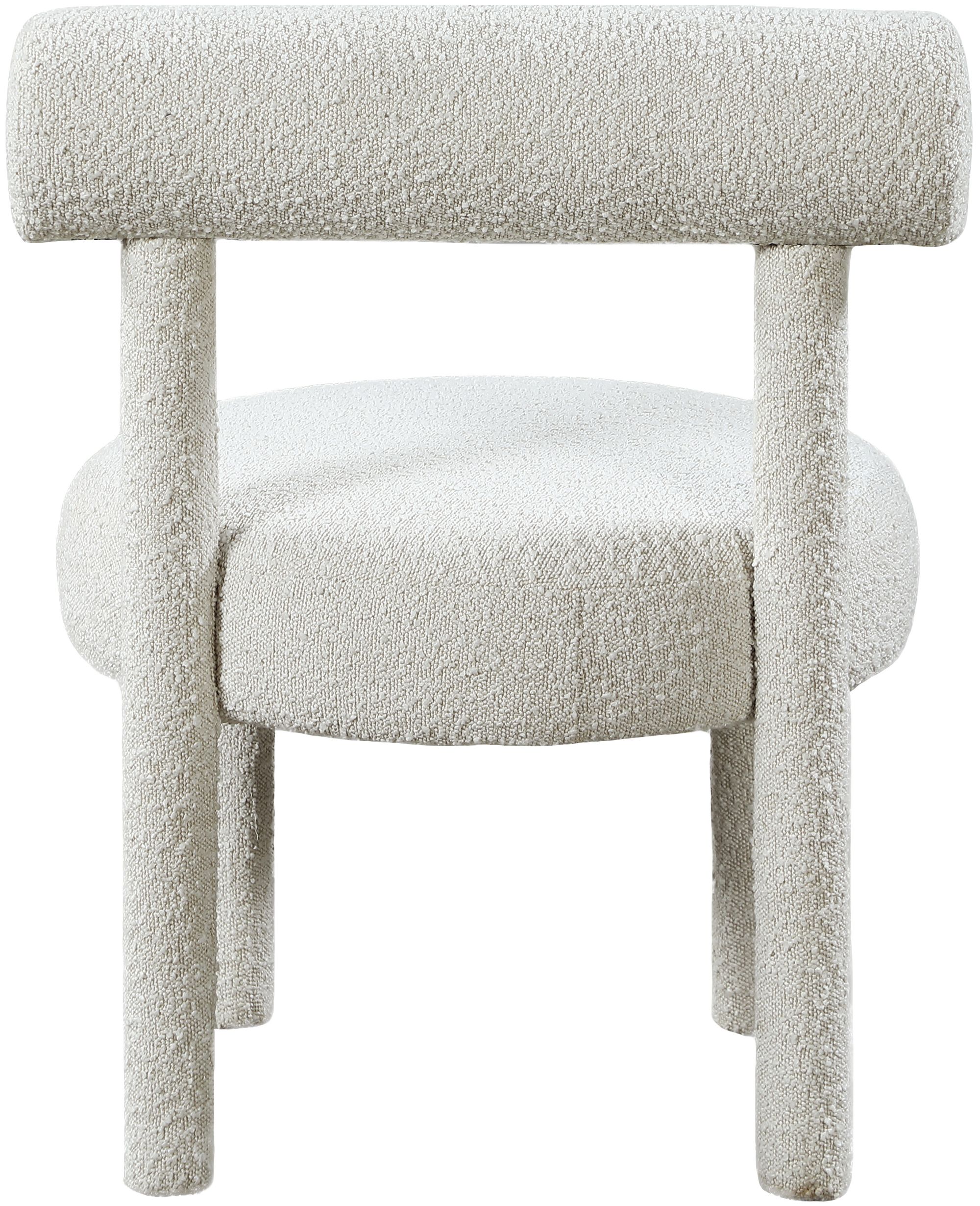Parlor Boucle Fabric Accent Chair