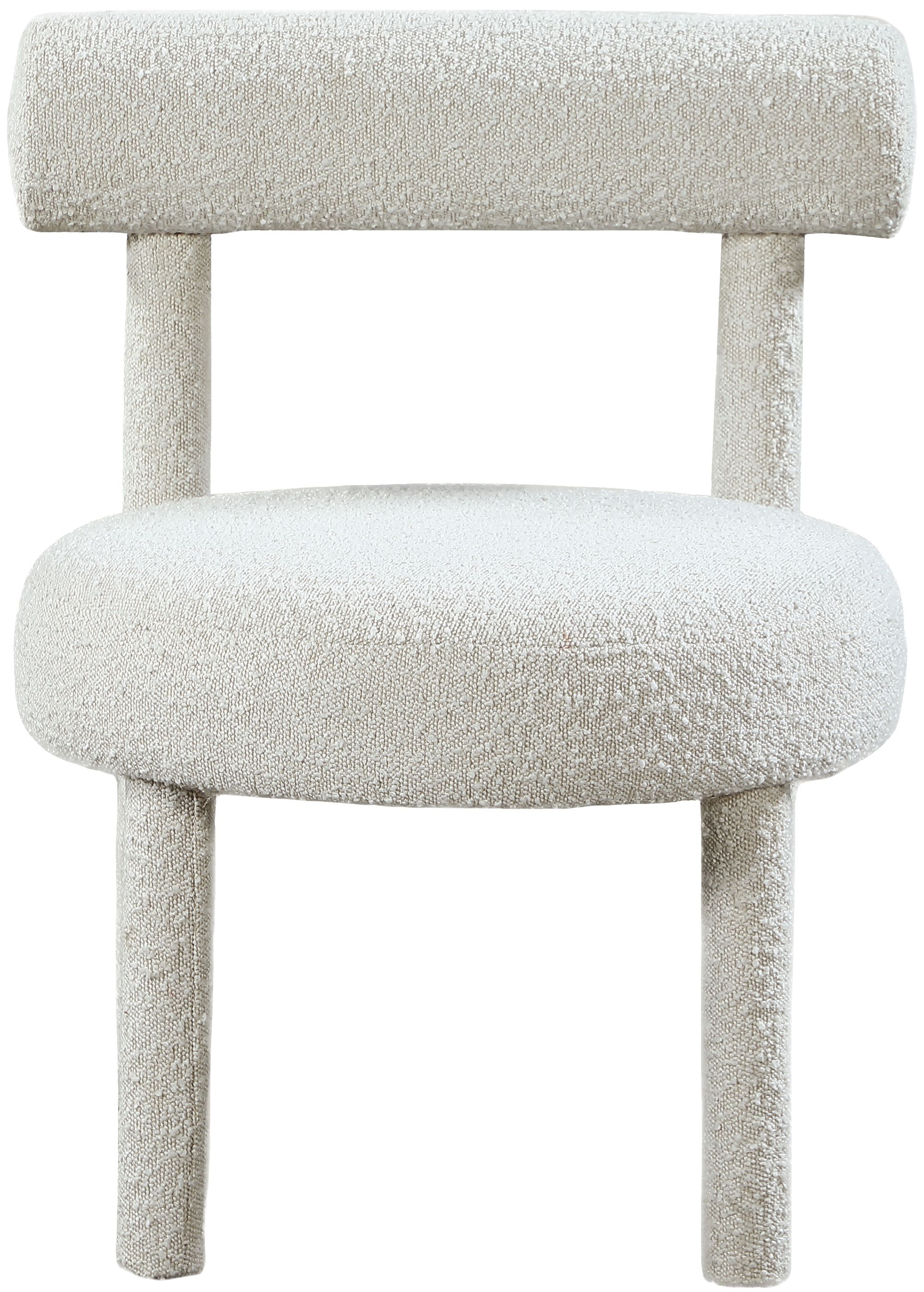 Parlor Boucle Fabric Accent Chair