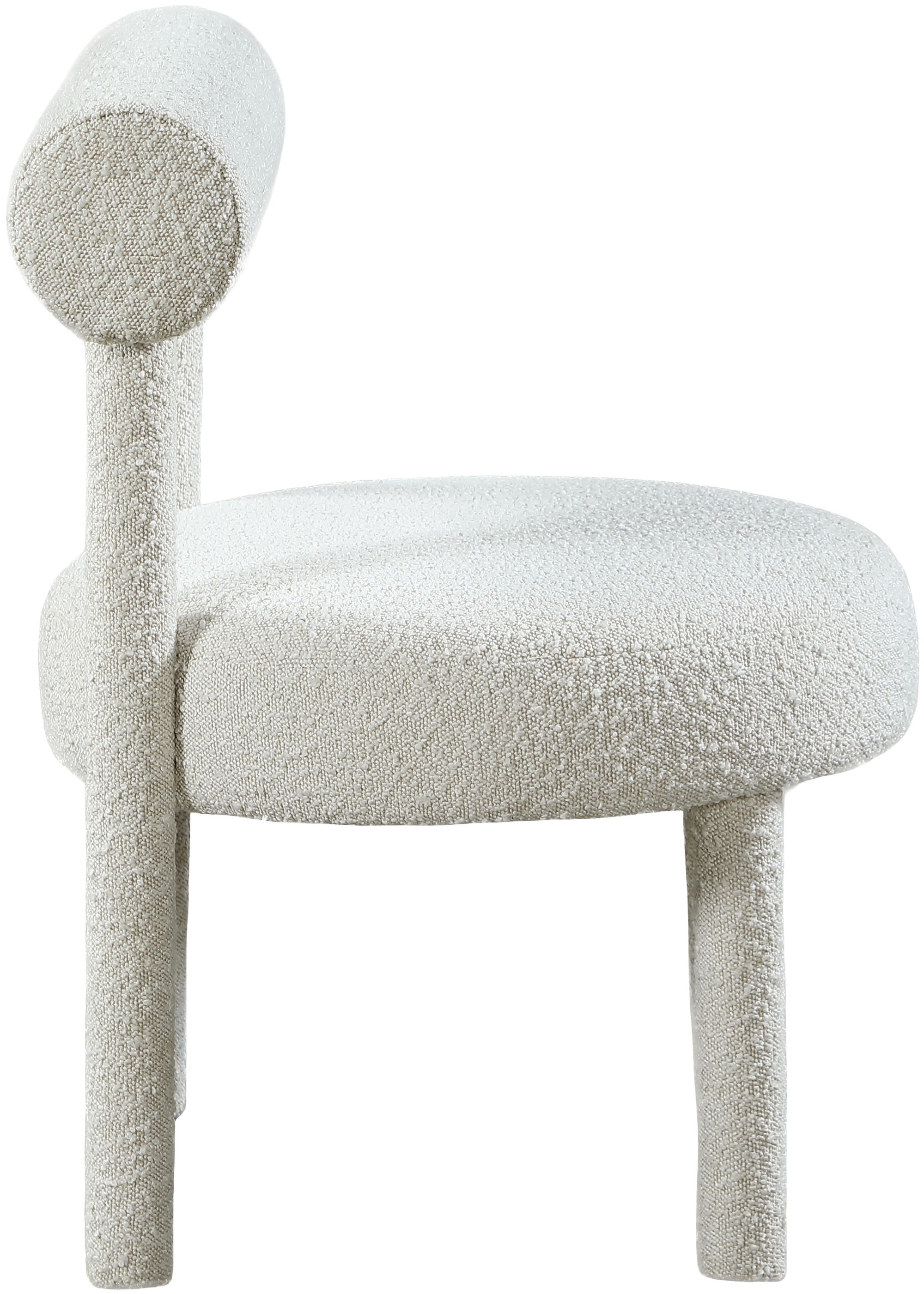 Parlor Boucle Fabric Accent Chair