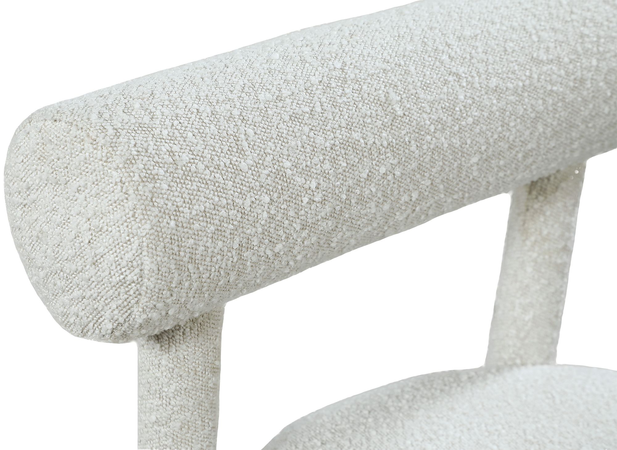 Parlor Boucle Fabric Accent Chair