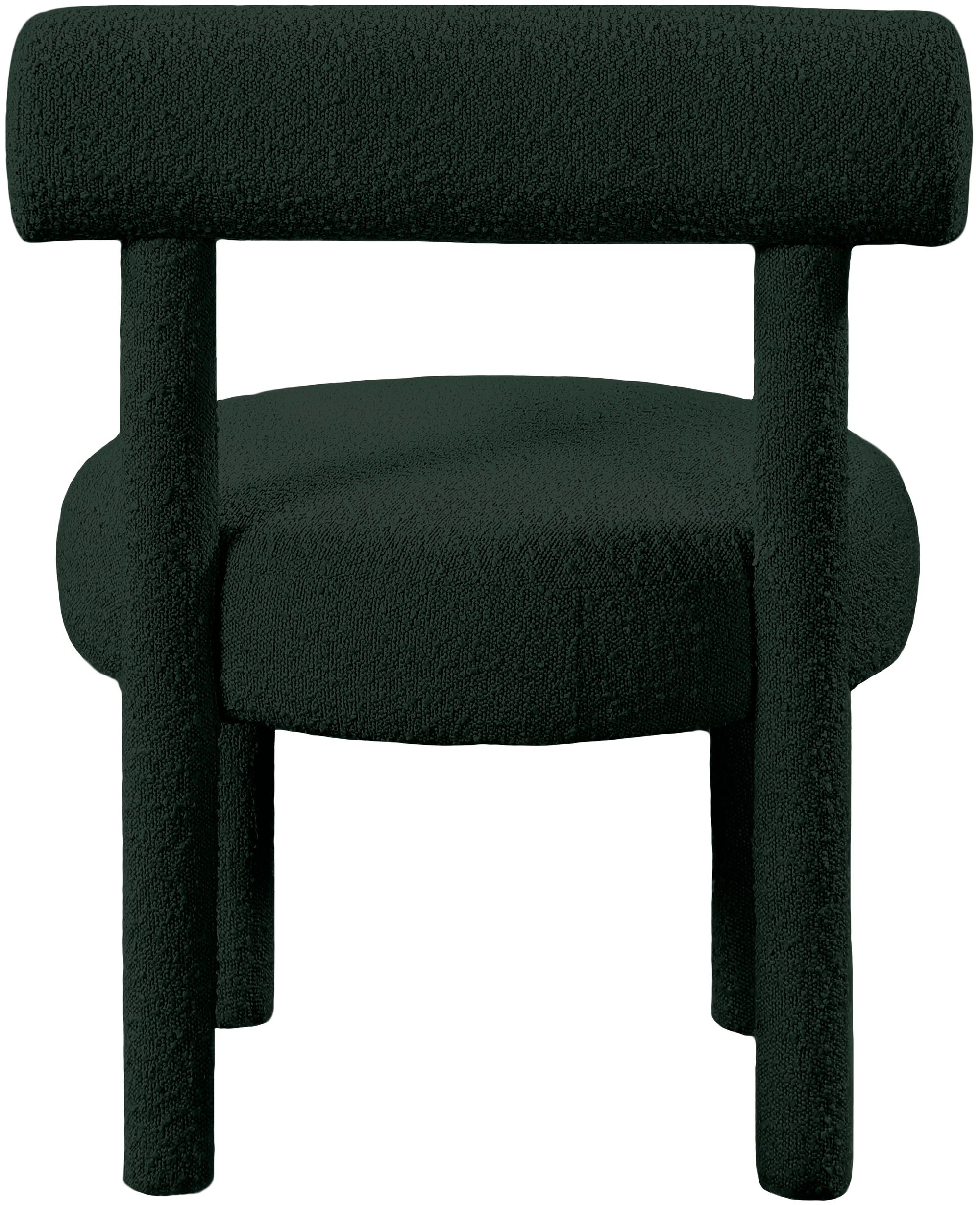 Parlor Boucle Fabric Accent Chair