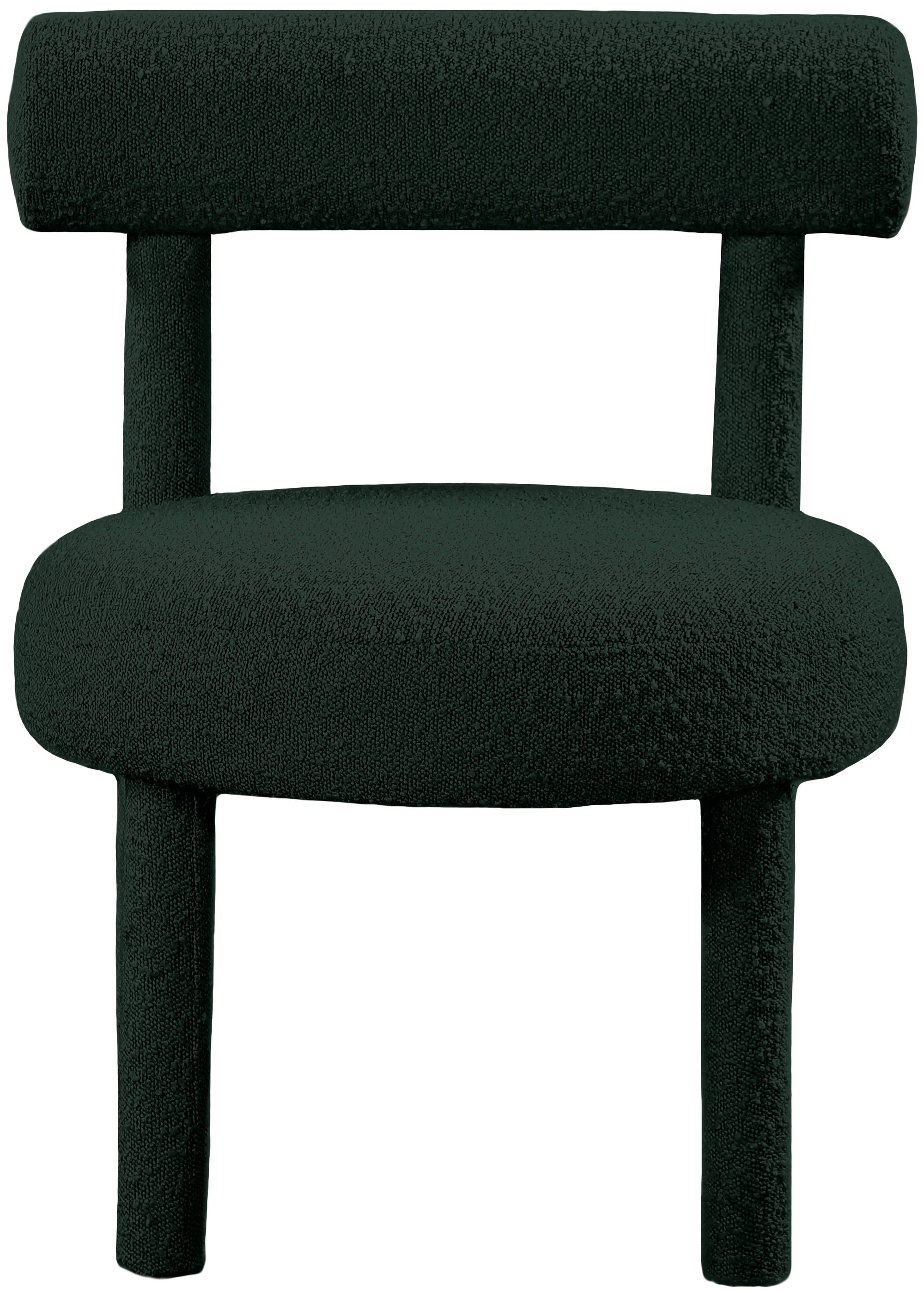 Parlor Boucle Fabric Accent Chair