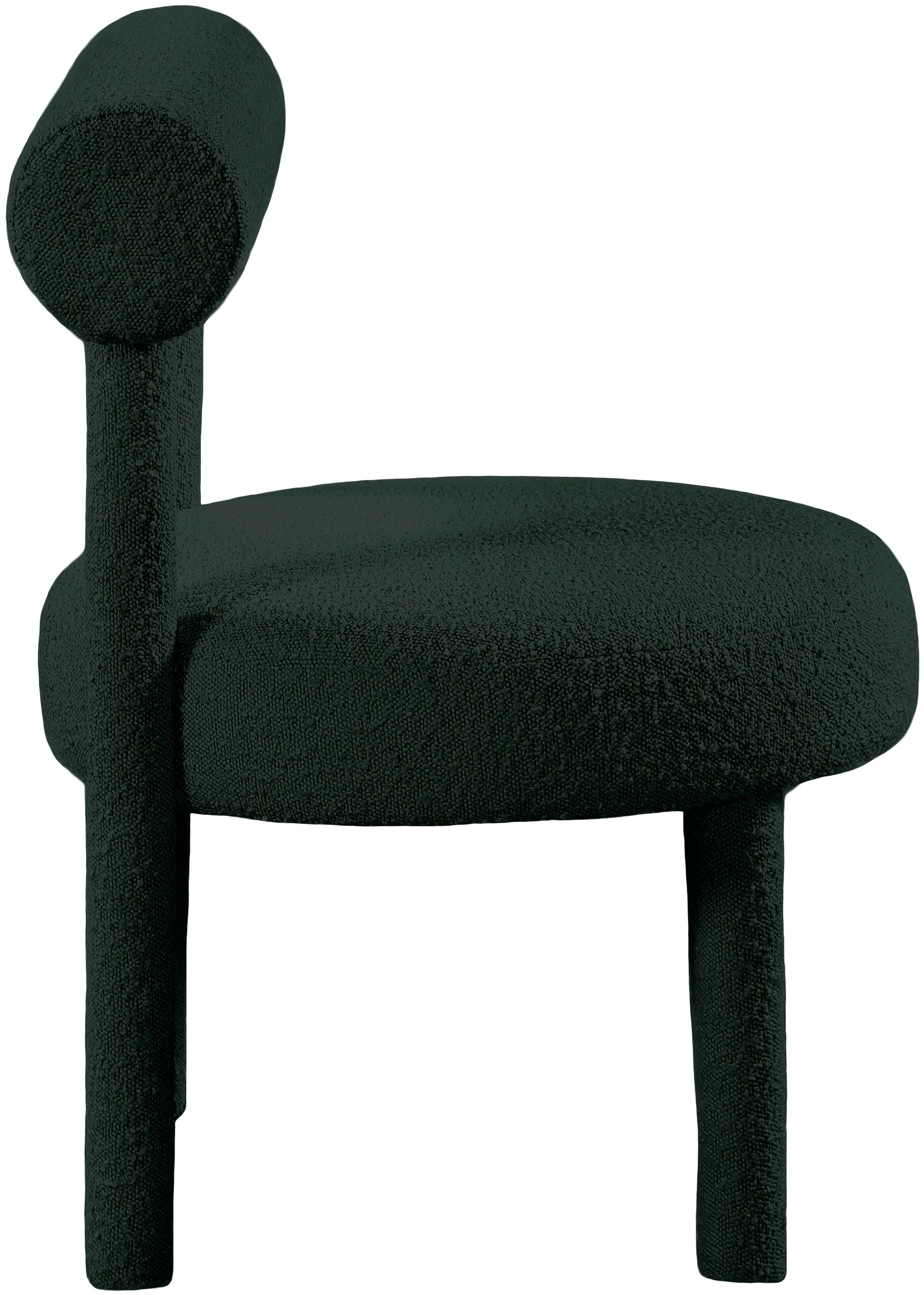 Parlor Boucle Fabric Accent Chair