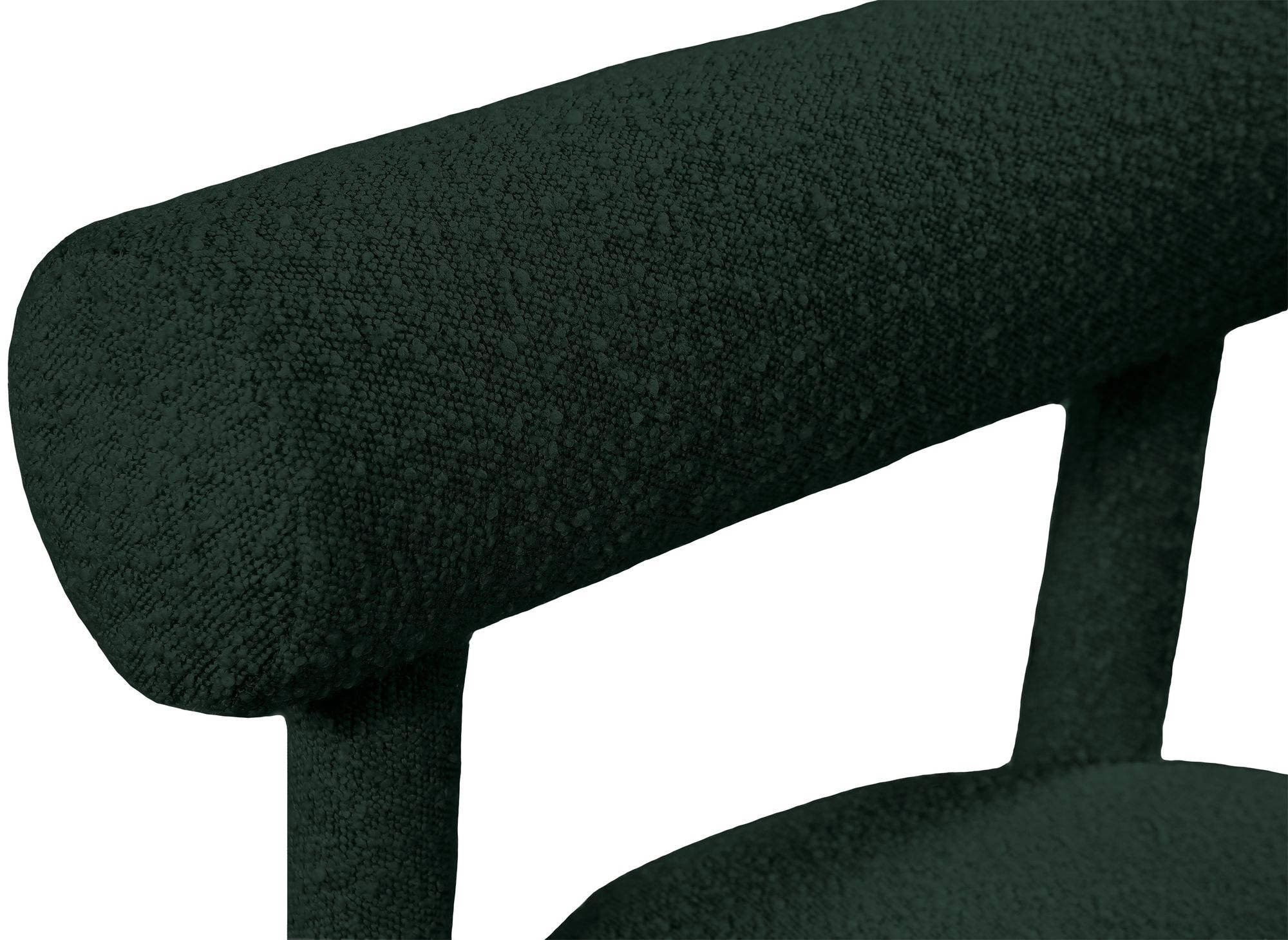 Parlor Boucle Fabric Accent Chair
