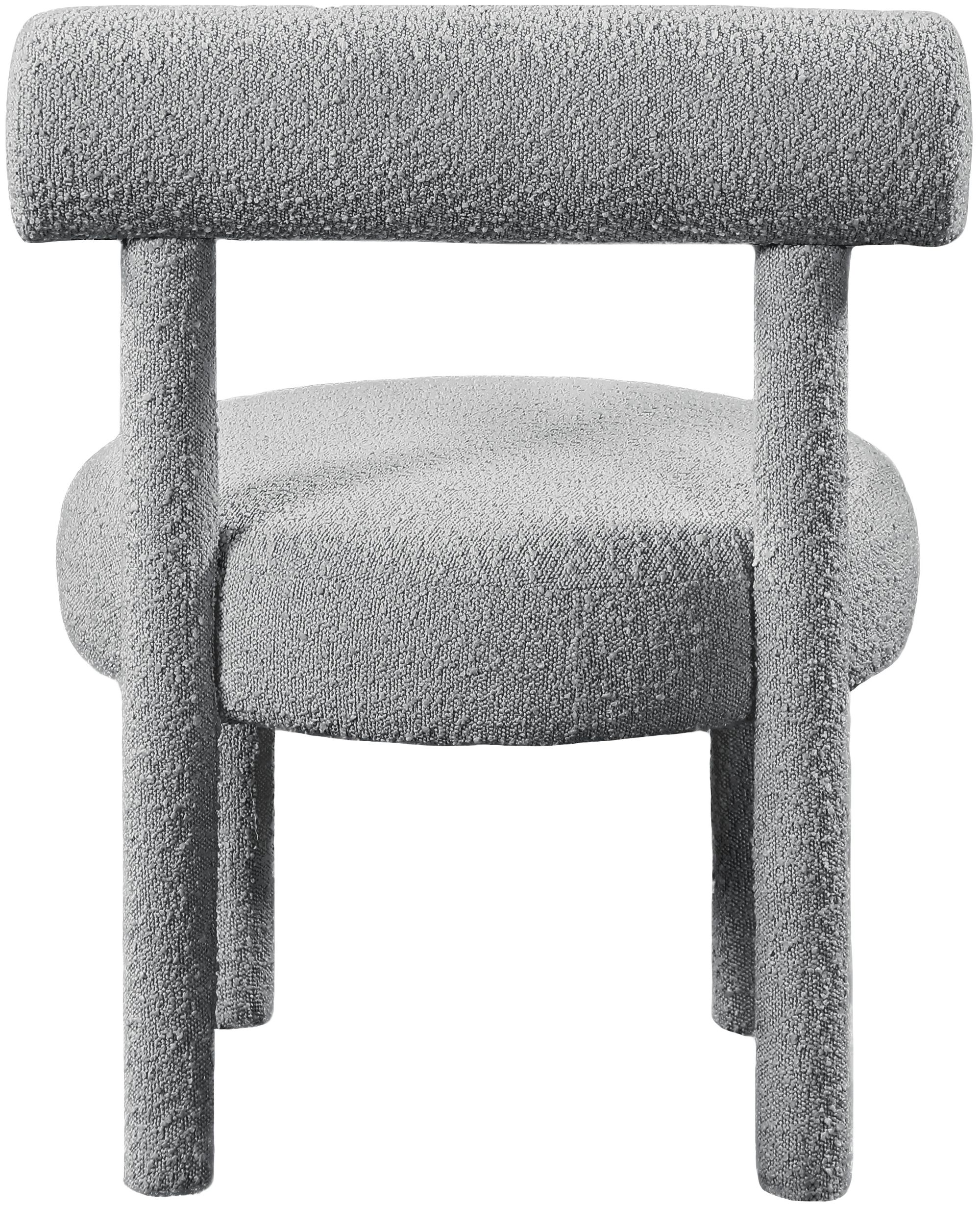 Parlor Boucle Fabric Accent Chair