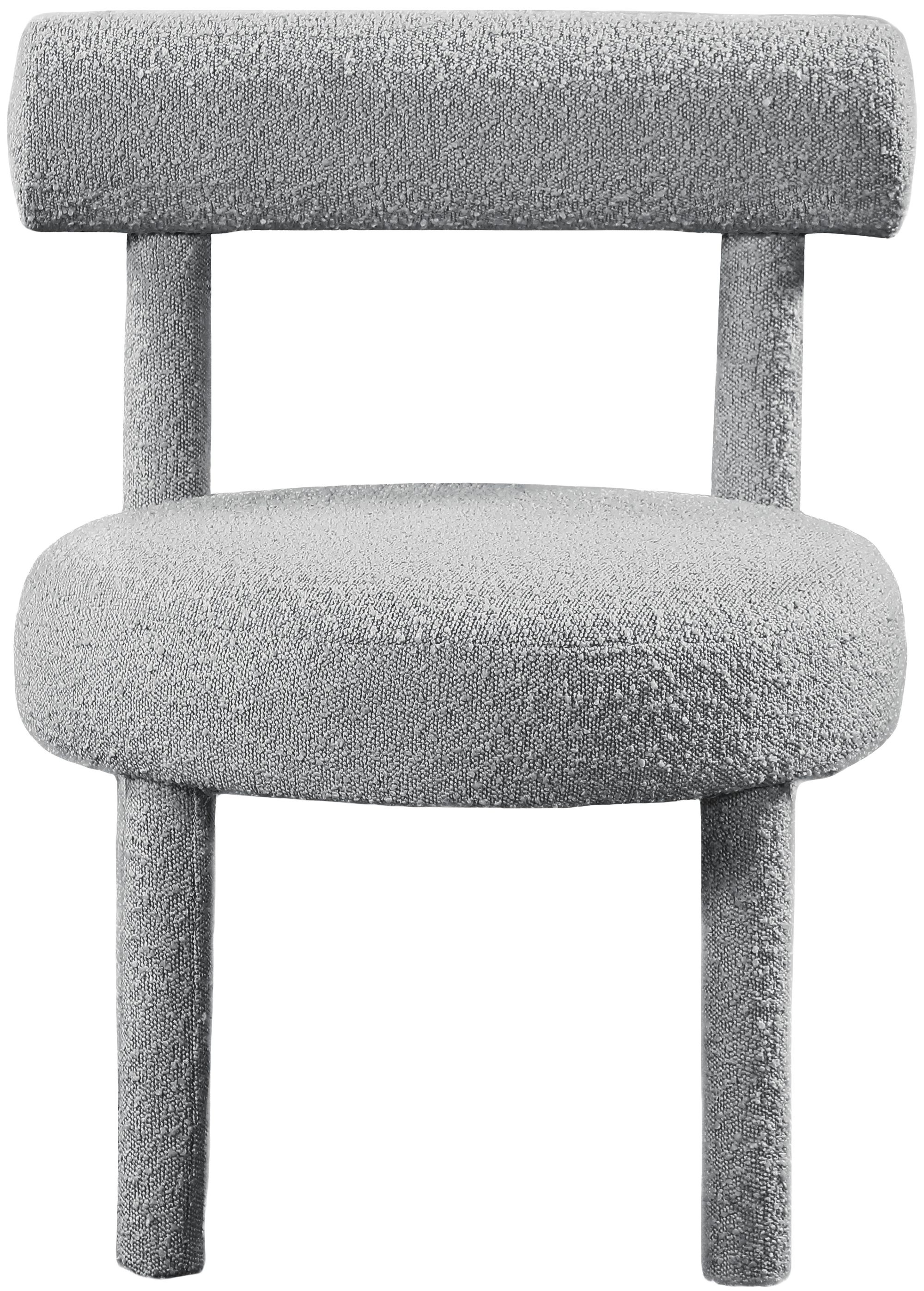 Parlor Boucle Fabric Accent Chair