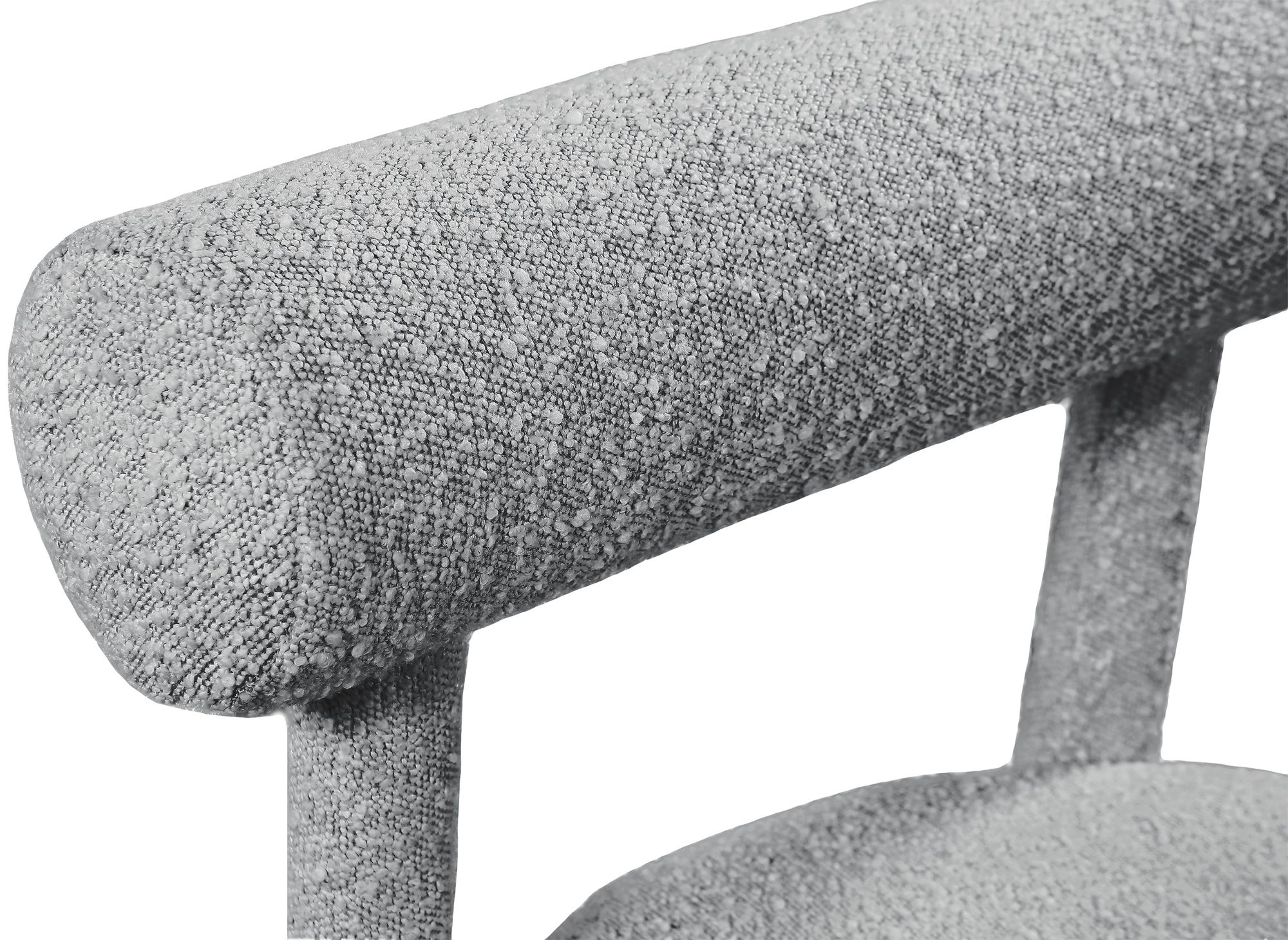 Parlor Boucle Fabric Accent Chair