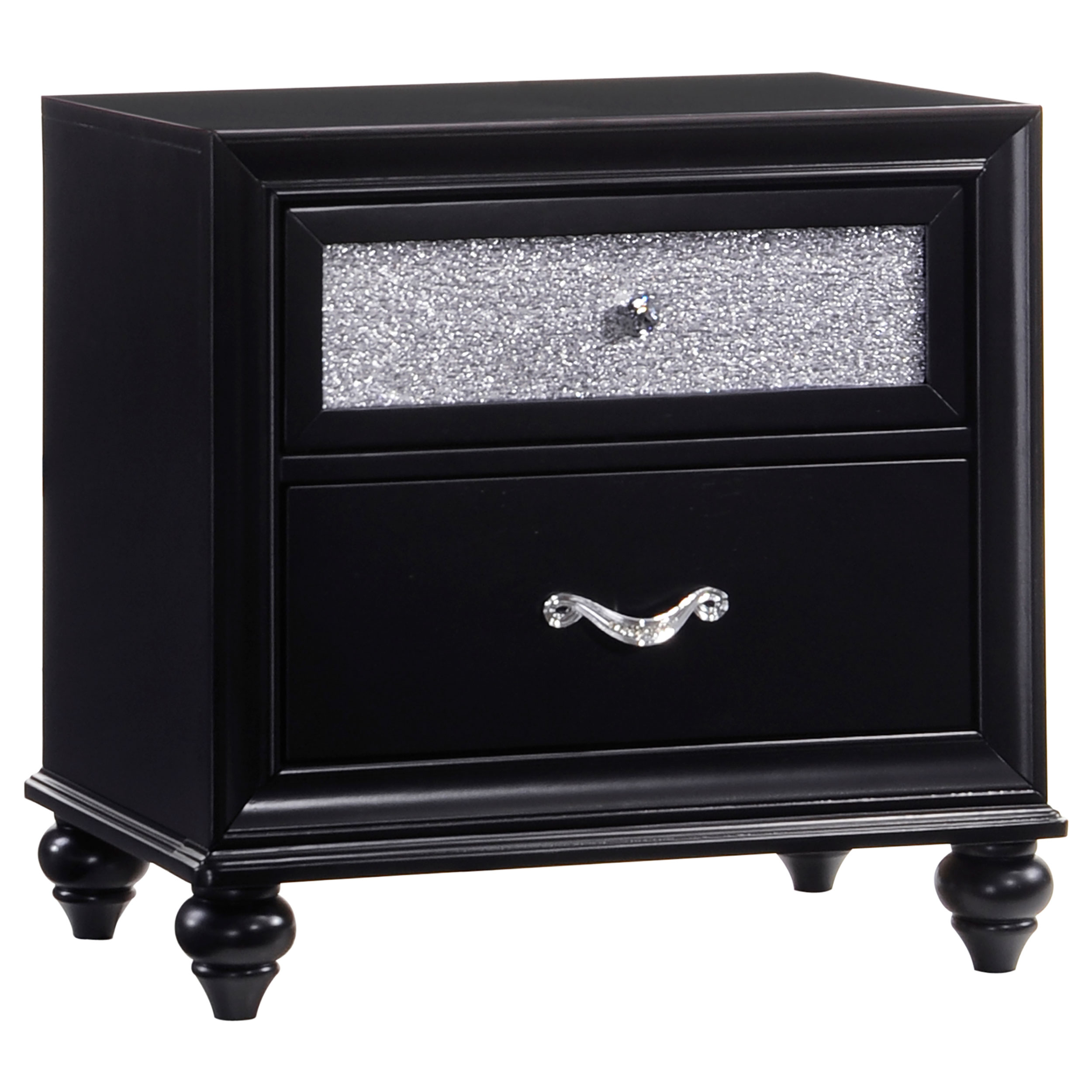 Barzini Leatherette/Wood Panel Bedroom Set