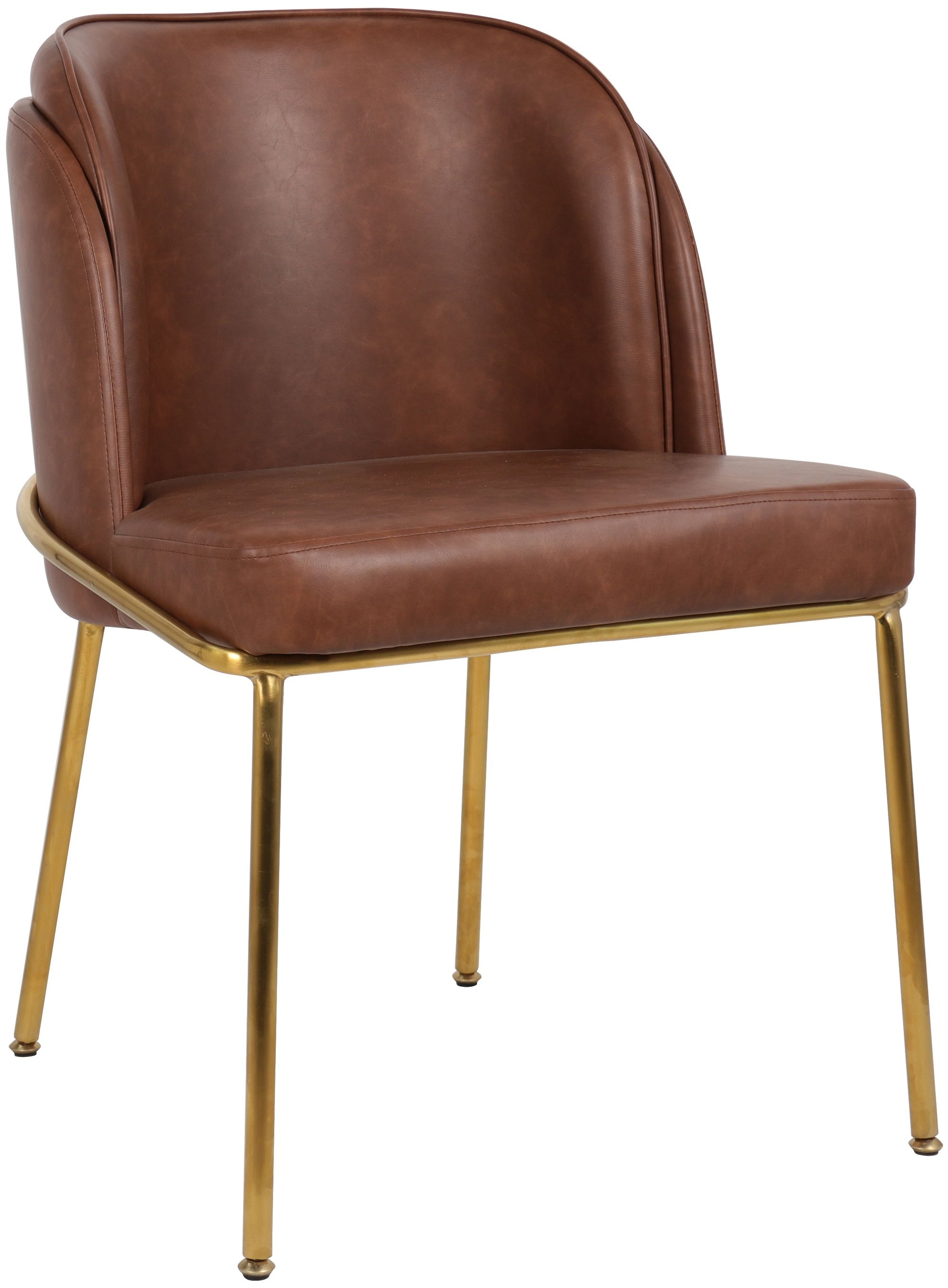 Jagger Faux Leather Dining Chair with Iron Legs