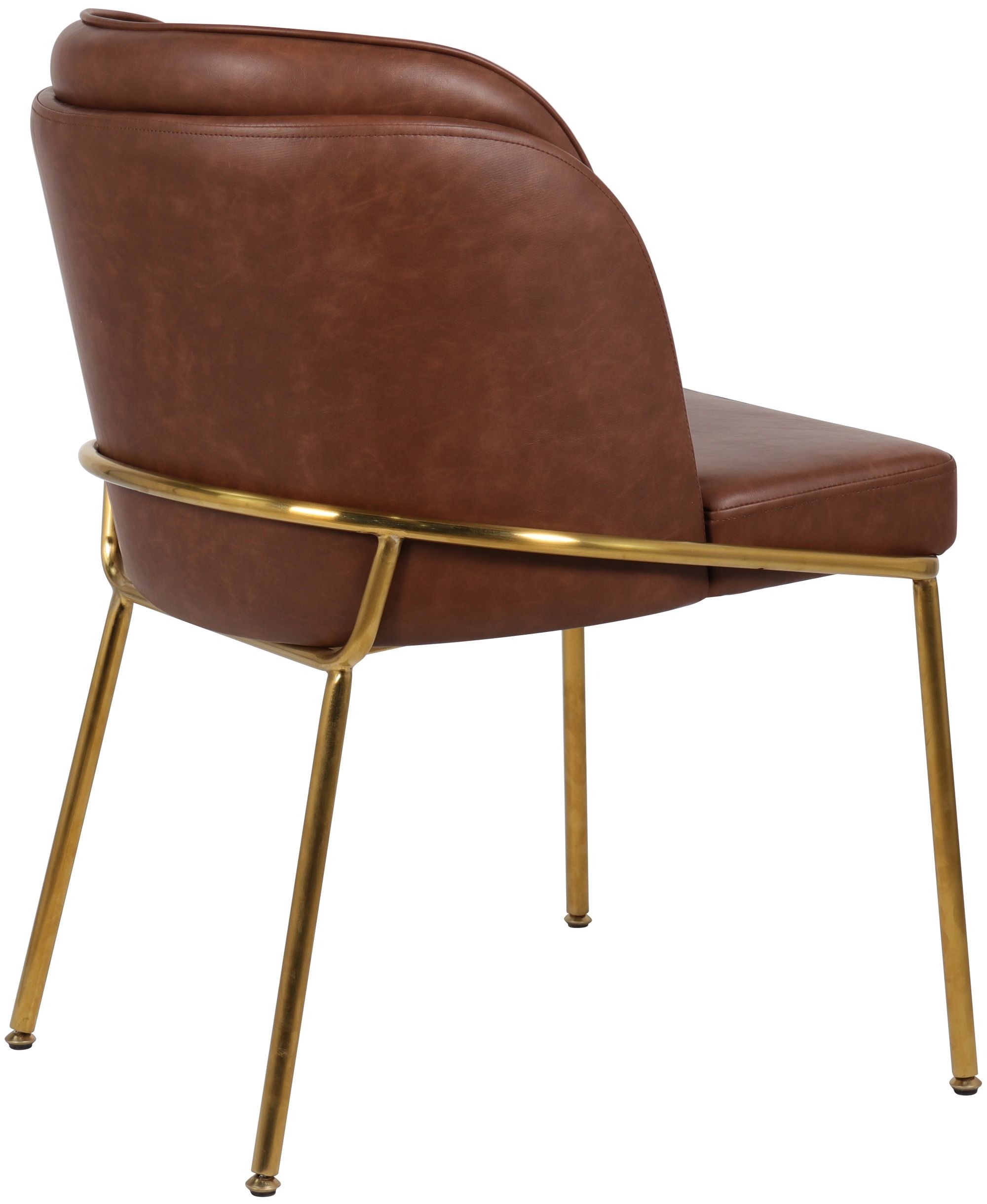 Jagger Faux Leather Dining Chair with Iron Legs