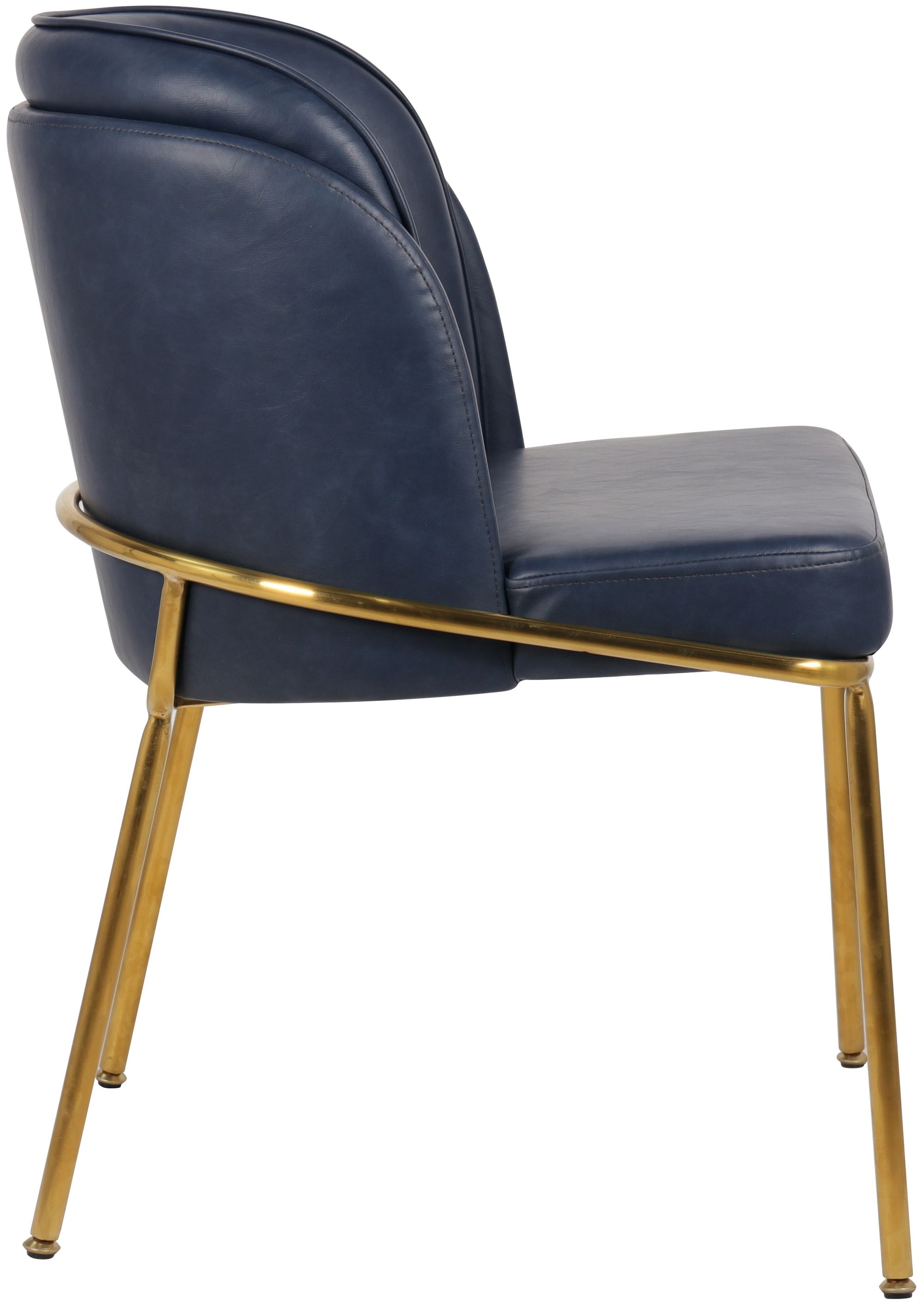 Jagger Faux Leather Dining Chair with Iron Legs