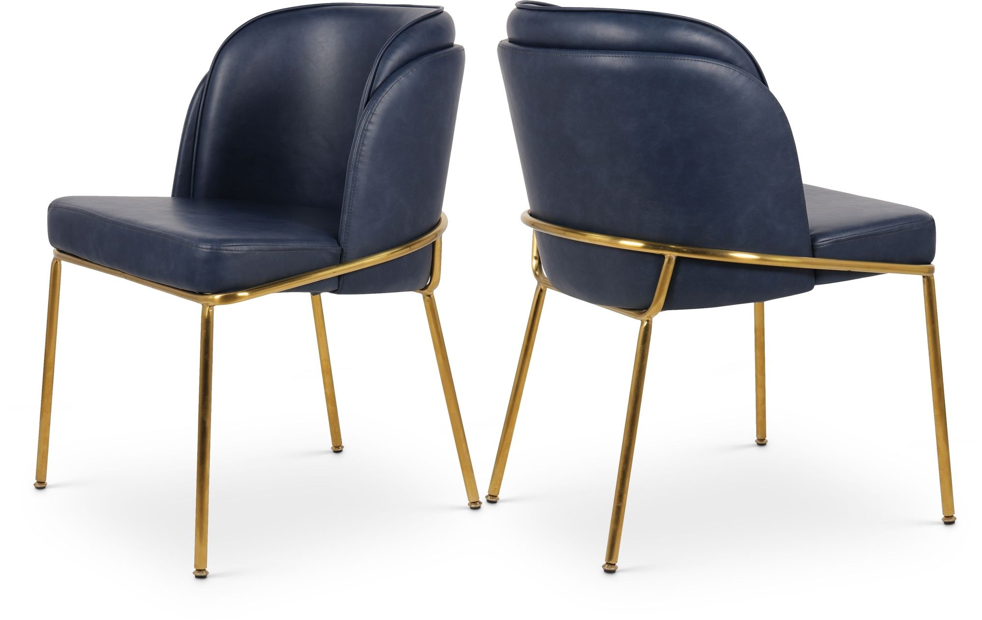 Jagger Faux Leather Dining Chair with Iron Legs