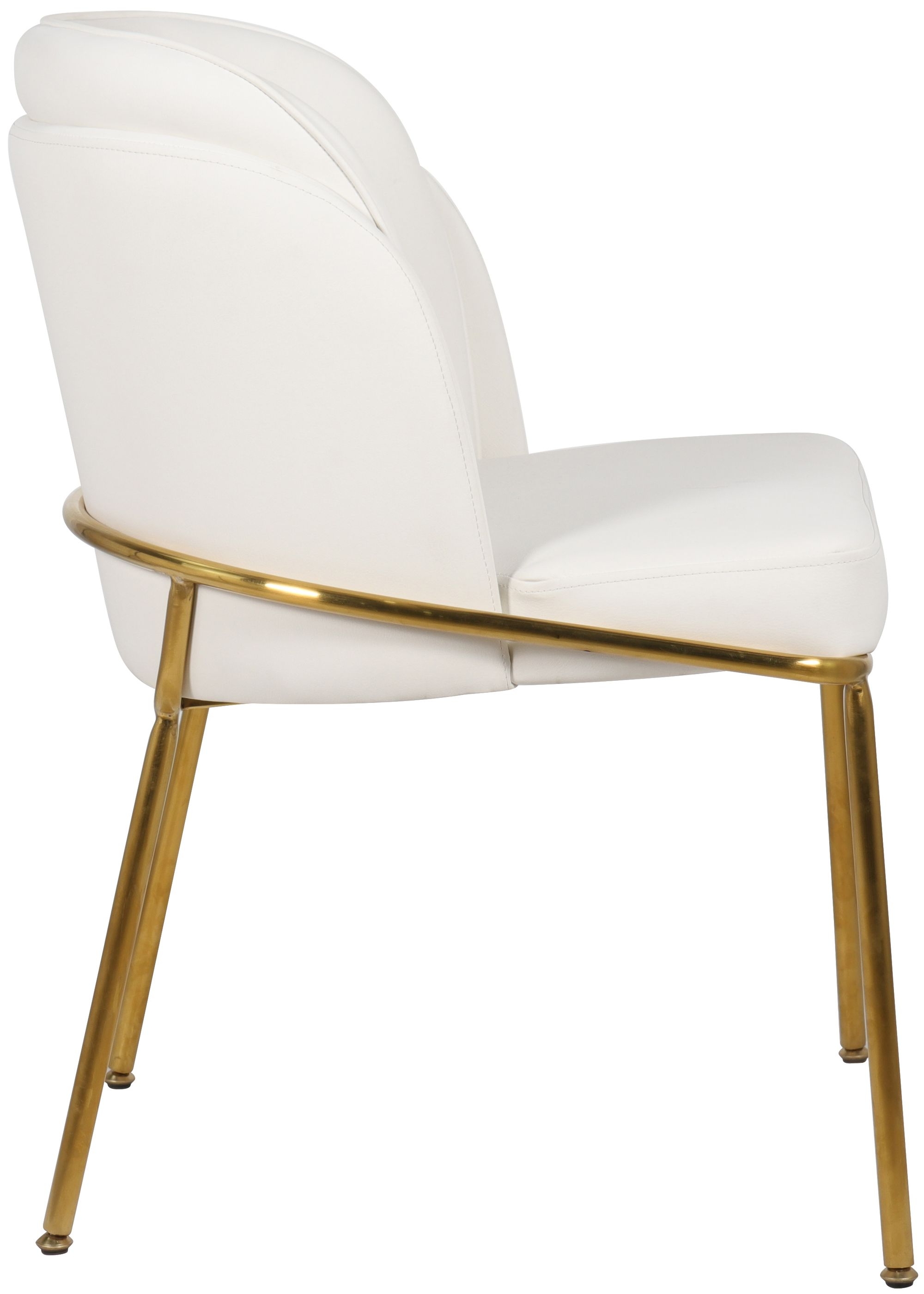Jagger Faux Leather Dining Chair with Iron Legs