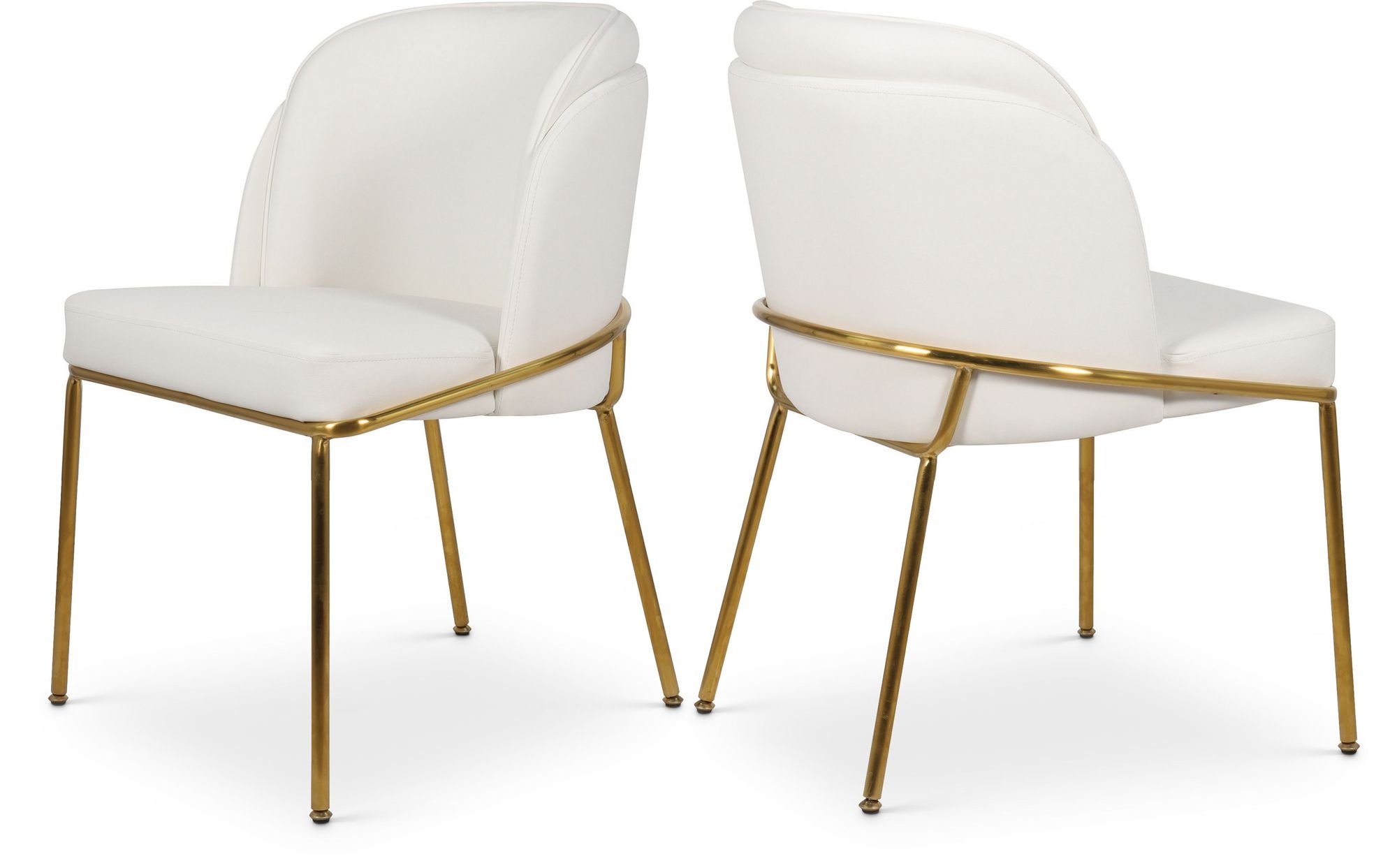 Jagger Faux Leather Dining Chair with Iron Legs