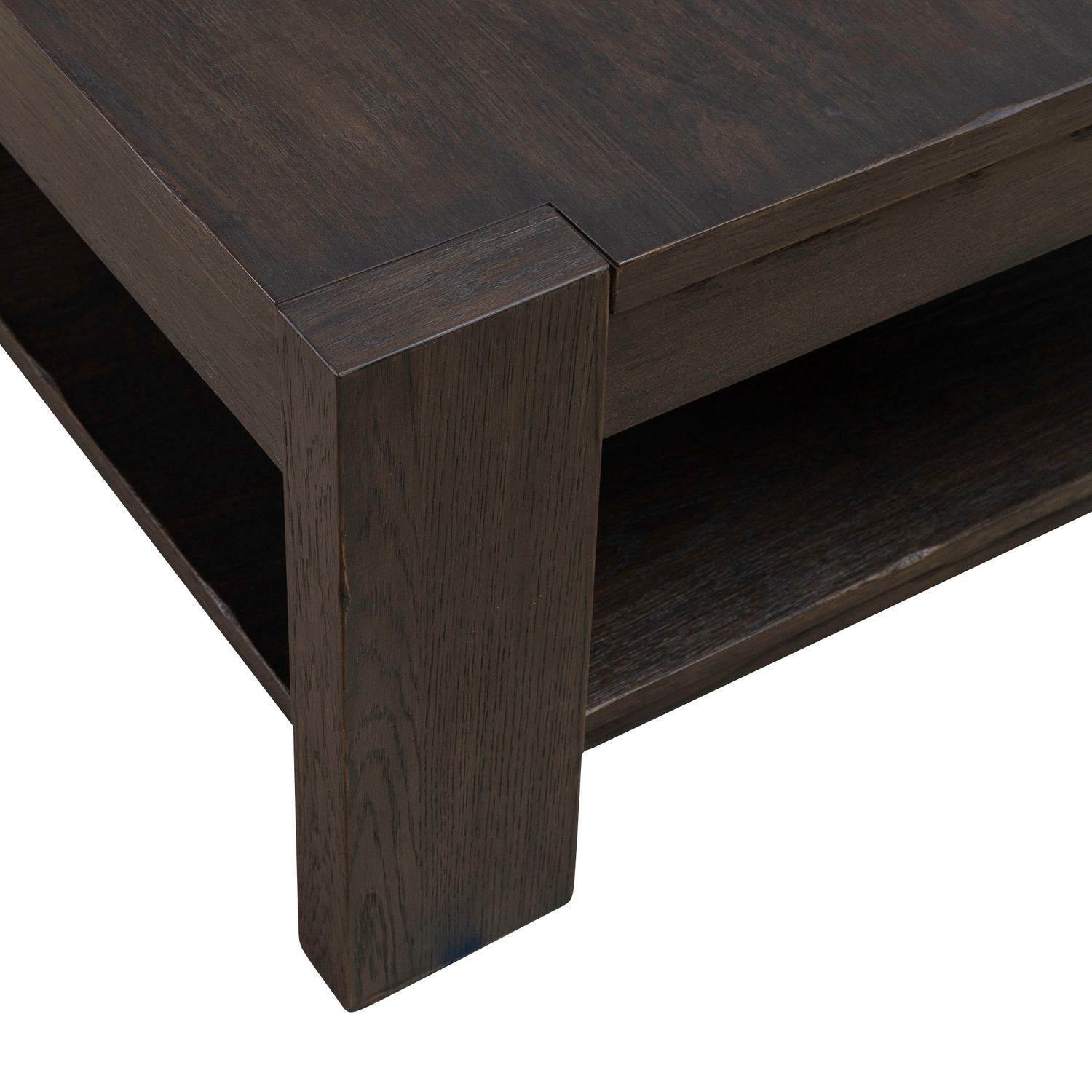 Lennox Hill Oversized Square Wood Cocktail Table