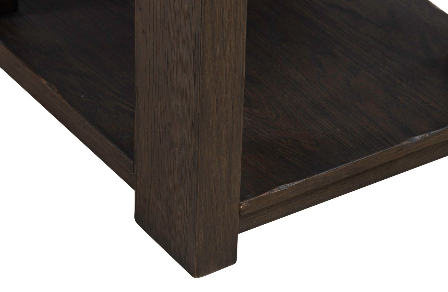 Lennox Hill Oversized Square Coffee Table | Bark Finish