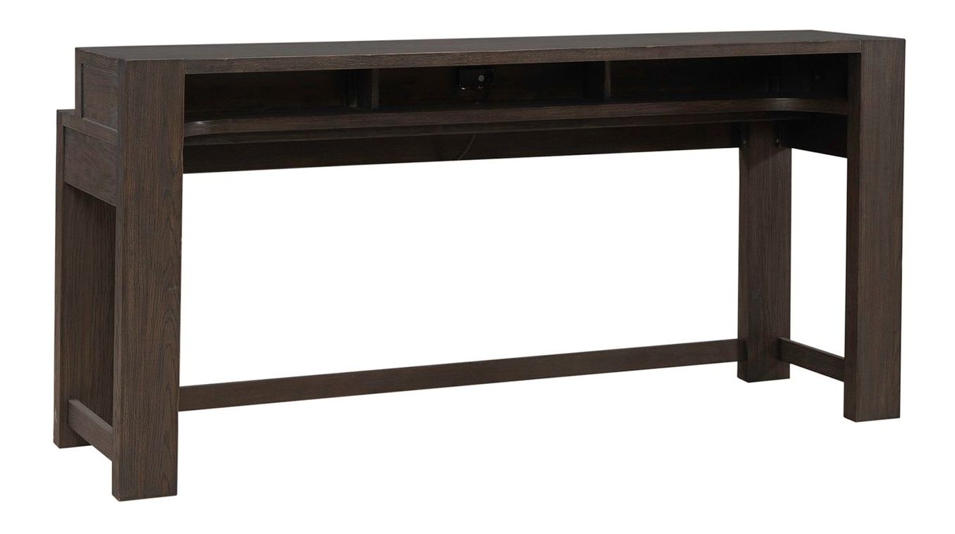 Lennox Hill Oversized Square Coffee Table | Bark Finish